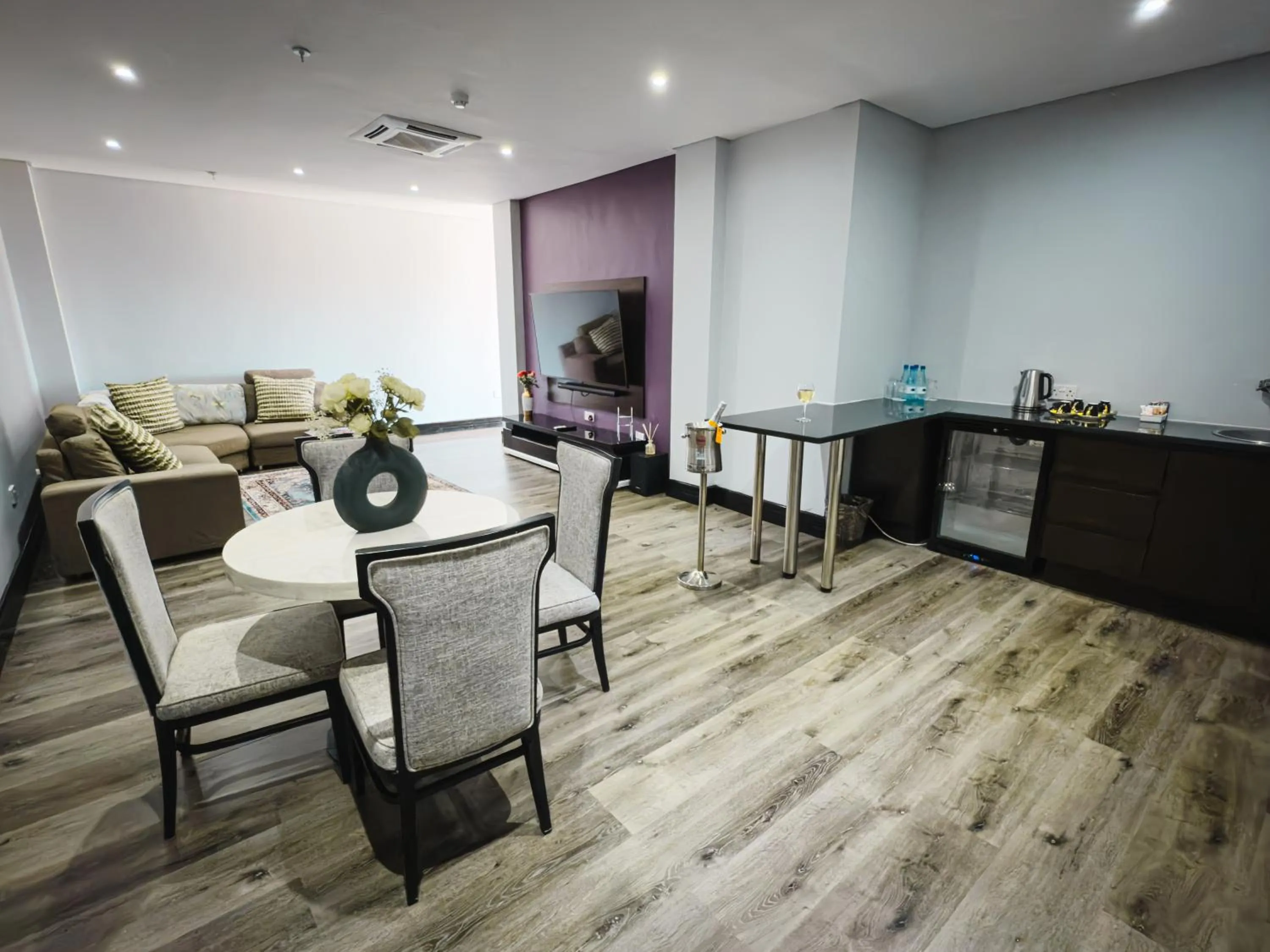 Seating area in The Grand Aria Hotel and Conference Centre