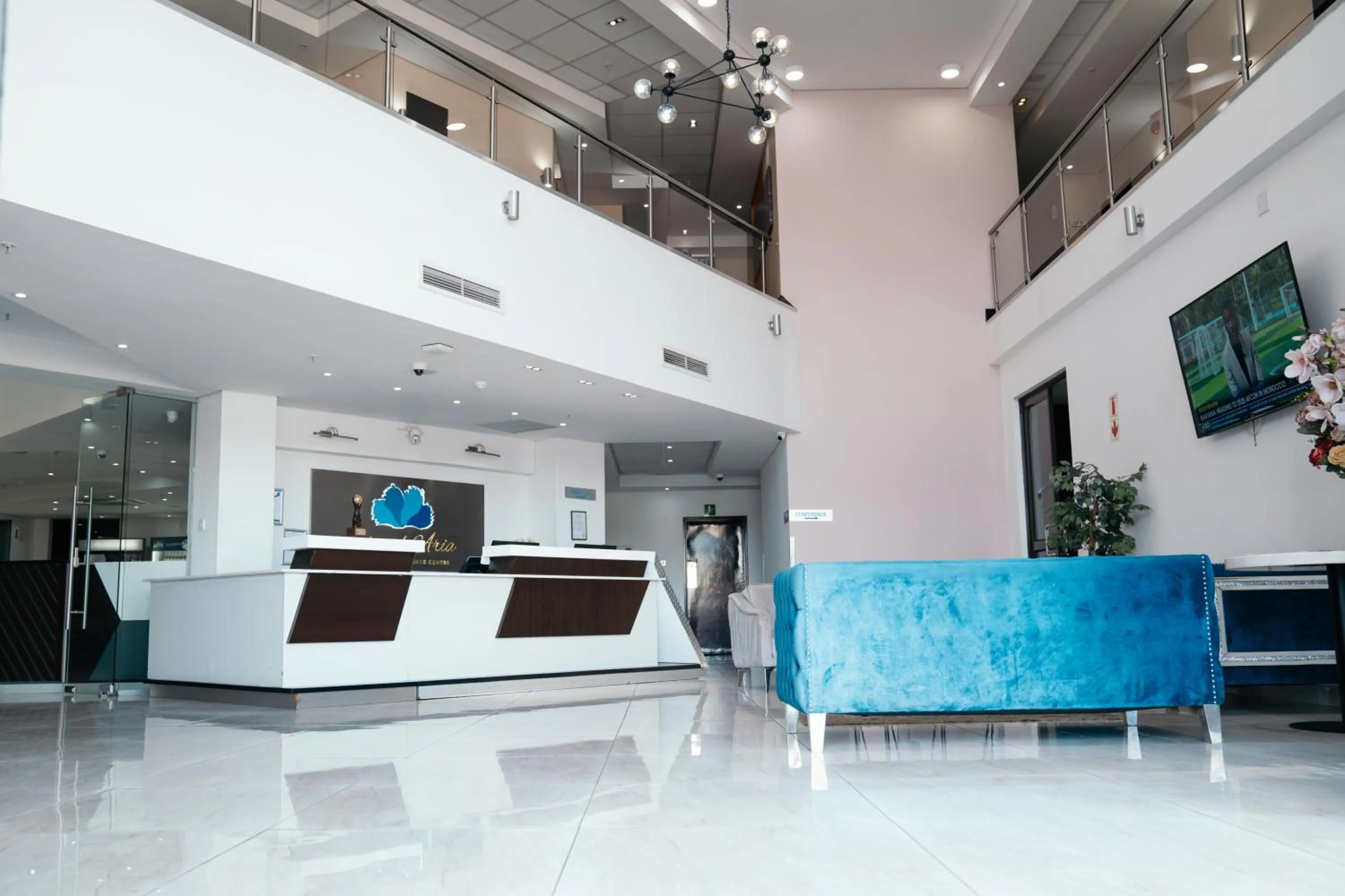 Lobby or reception in The Grand Aria Hotel and Conference Centre
