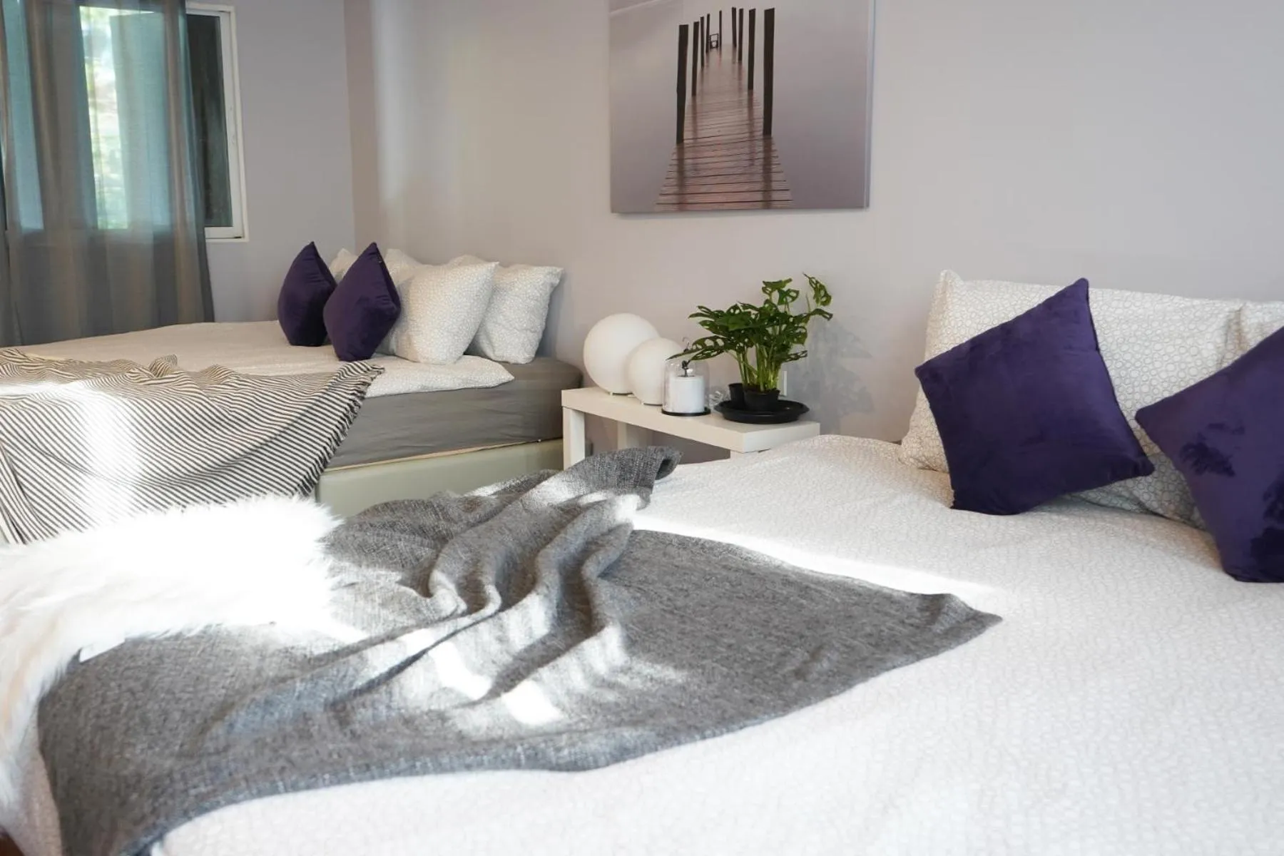 Bed in Mini-ME Home, A Cozy Entire House in Old City