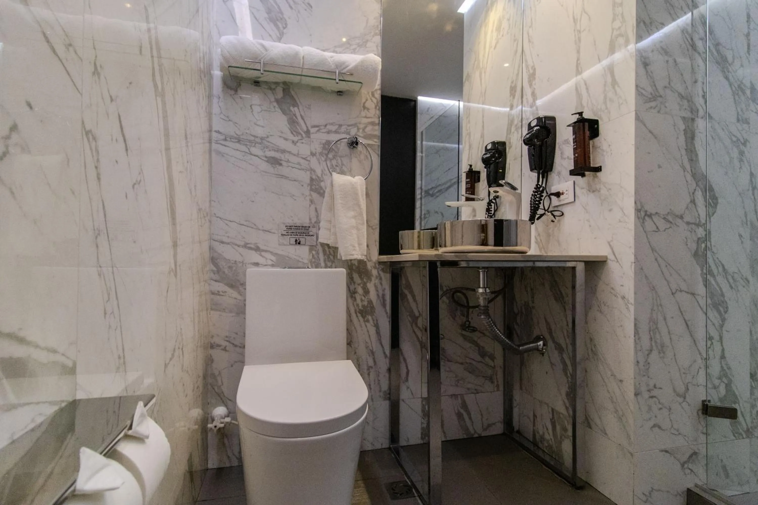 Bathroom in Haven, A Design Hotel