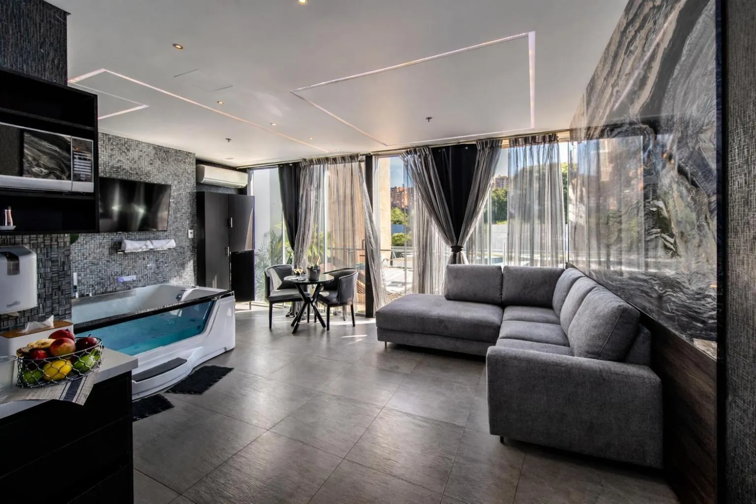 Living room in Haven, A Design Hotel