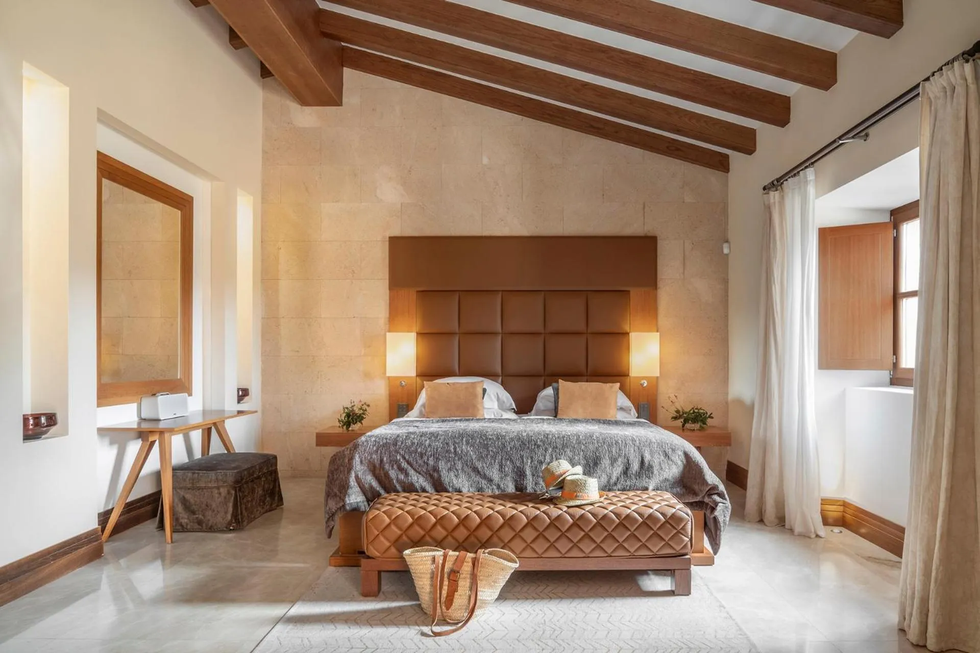 Bed in Castell Son Claret - The Leading Hotels of the World