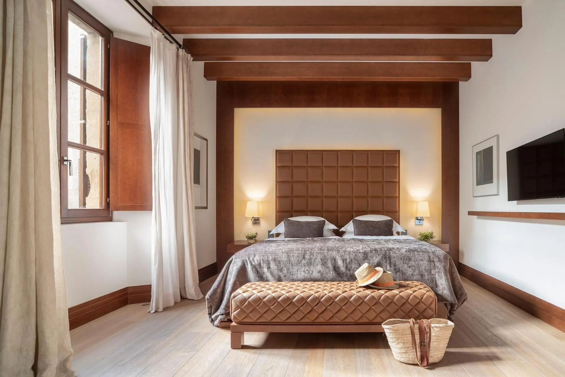 Bed in Castell Son Claret - The Leading Hotels of the World