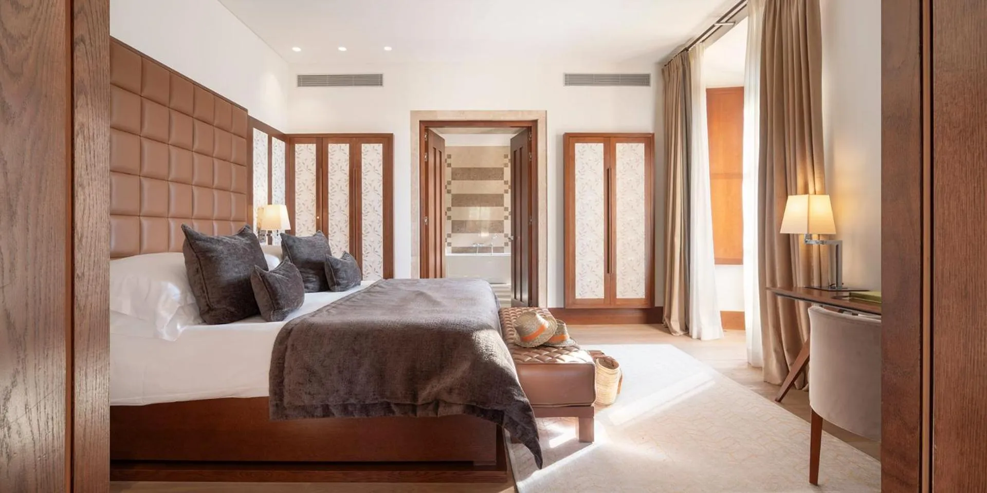 Bed in Castell Son Claret - The Leading Hotels of the World