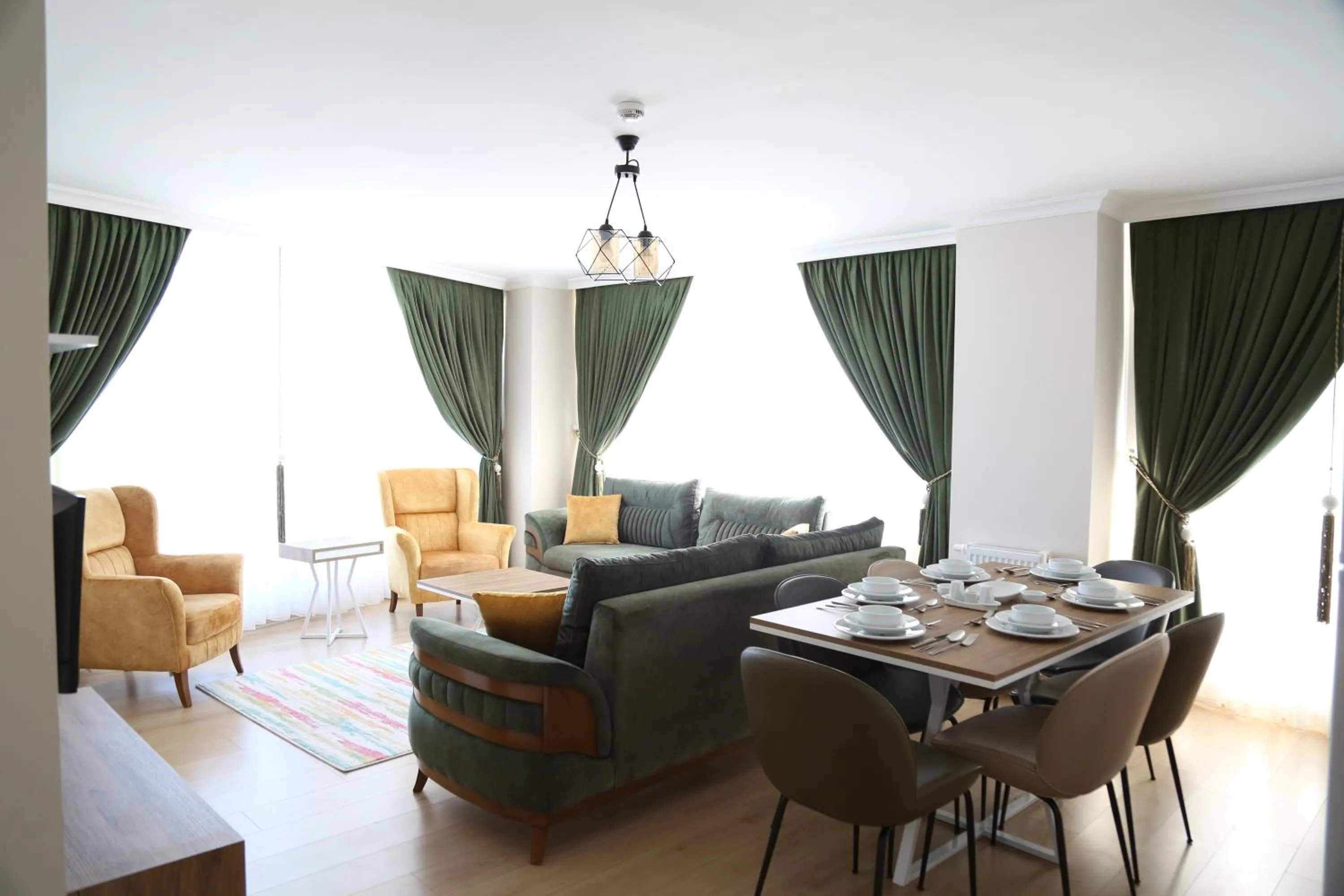 Seating area in Emin Residence