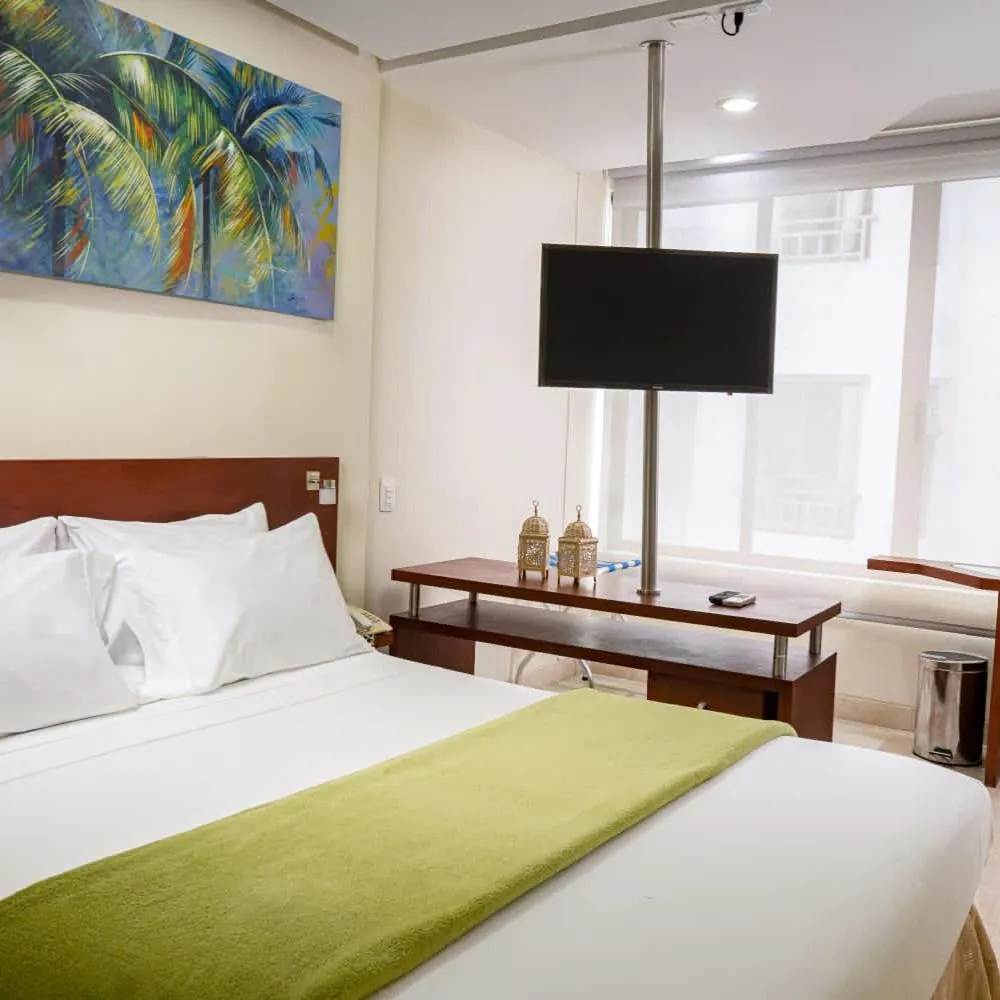 Bed in PlazaMar Pacifico Hotel