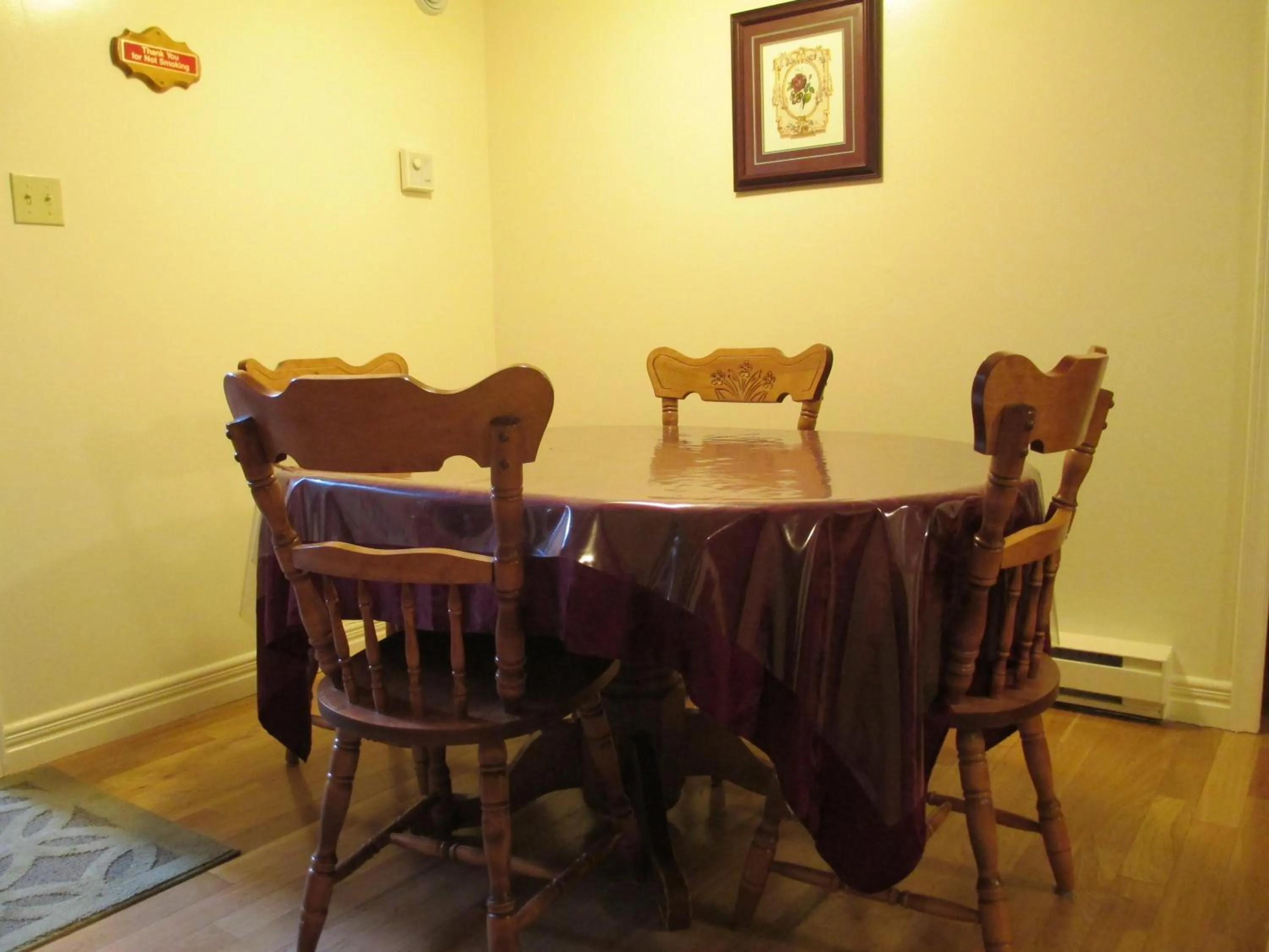 Dining area in Comerford's Ocean View Suites