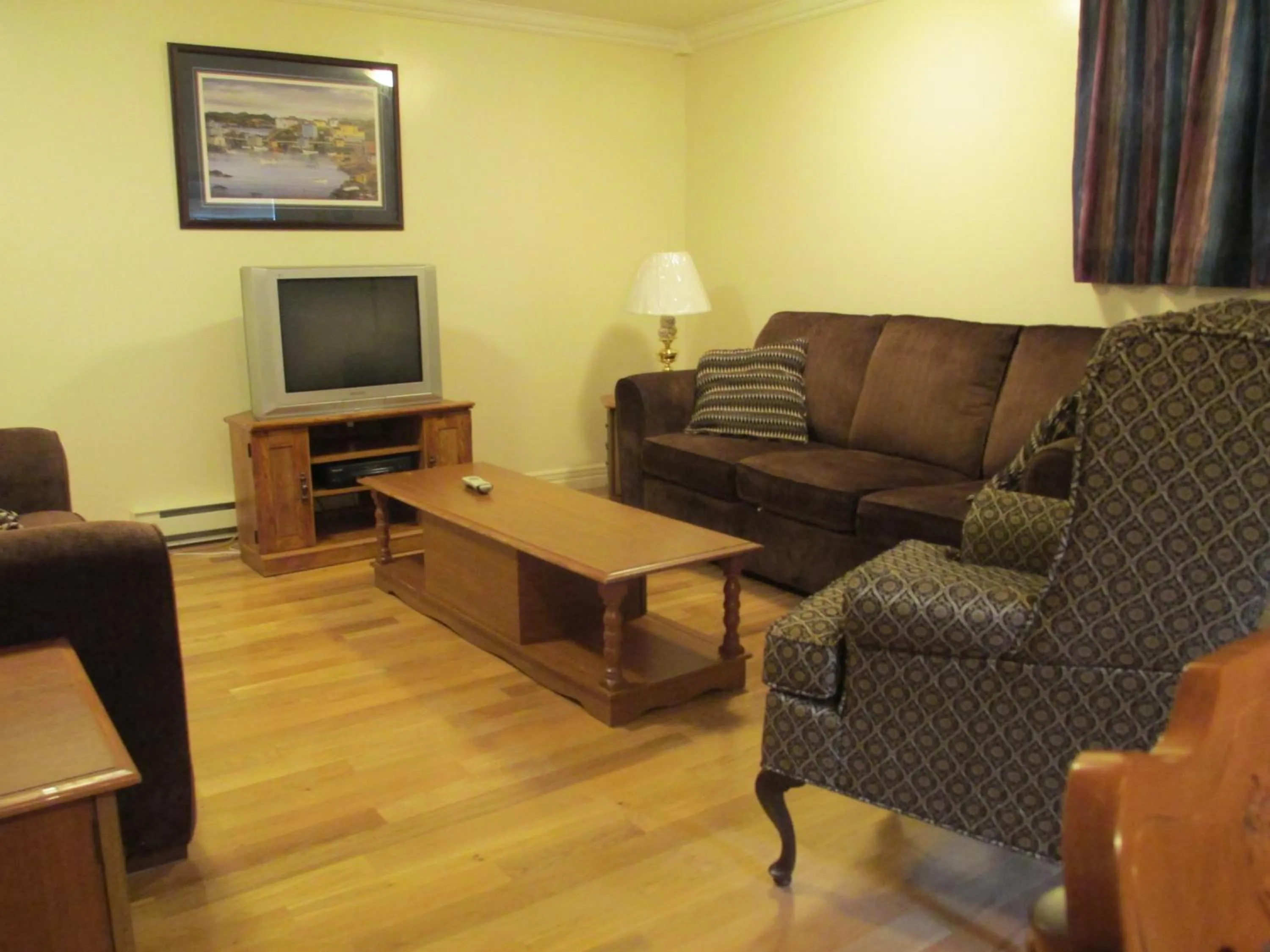 Living room in Comerford's Ocean View Suites