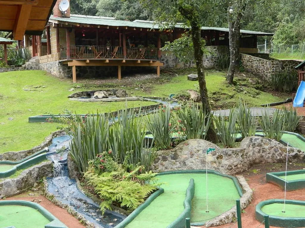 Garden view in Cabañas El Estribo Hotel