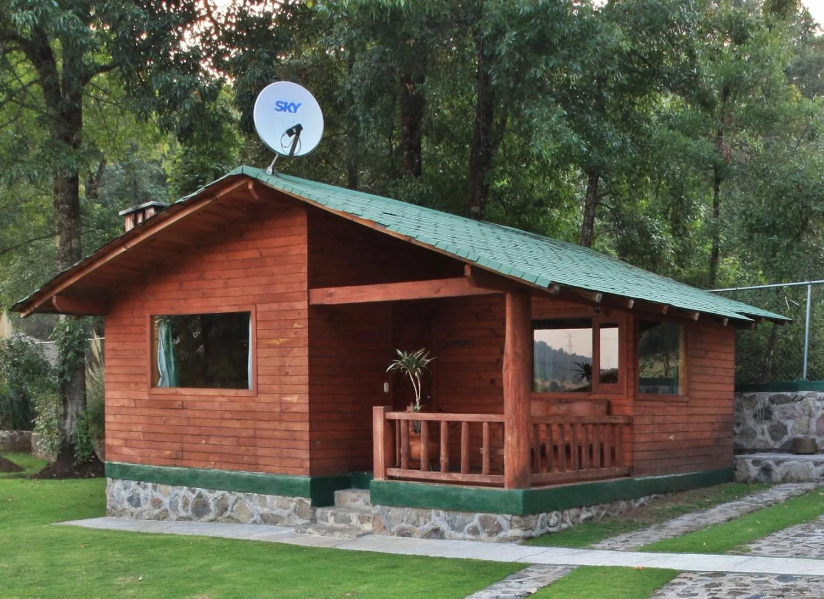 Facade/entrance in Cabañas El Estribo Hotel