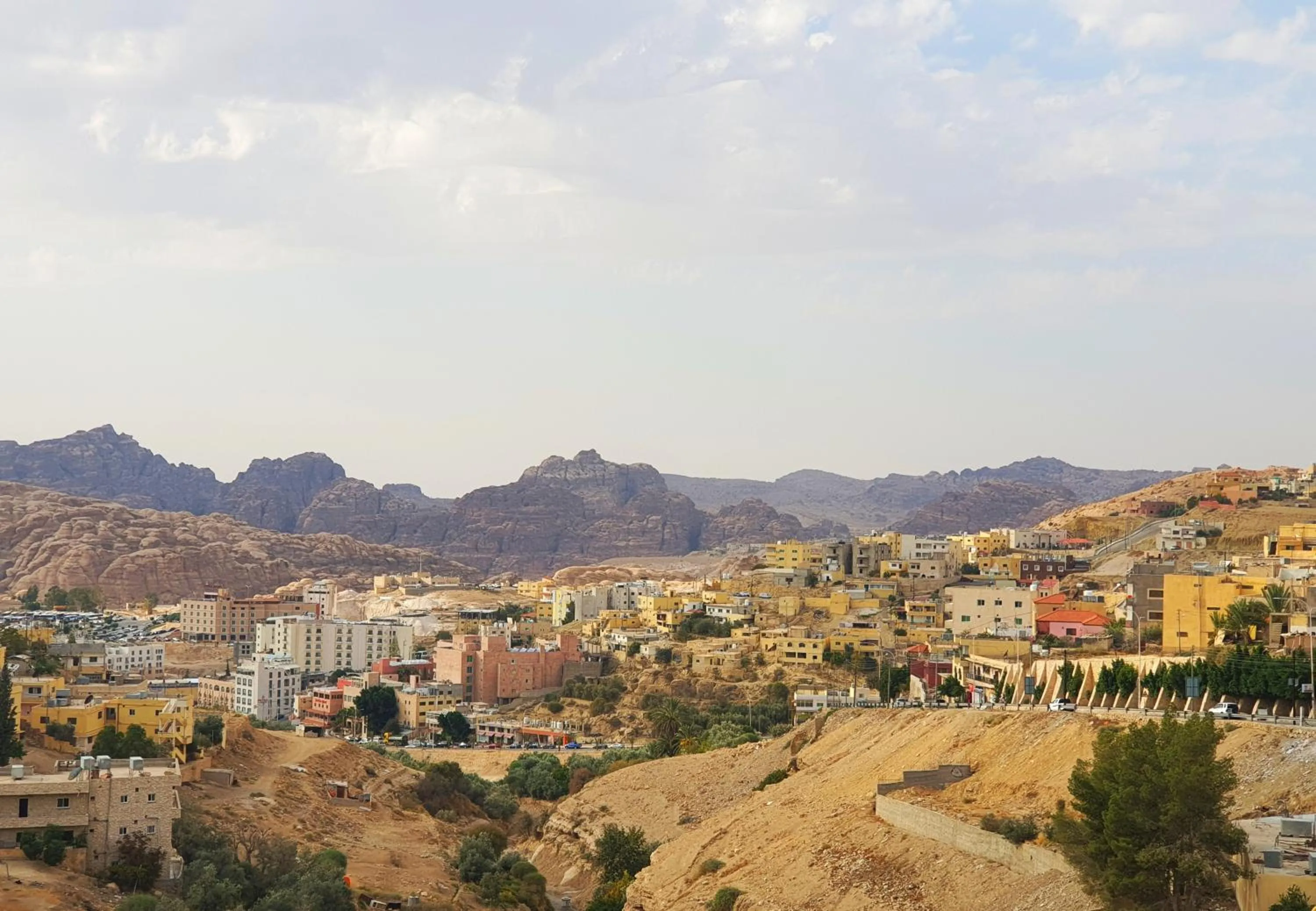 City view in Petra Heart Hotel