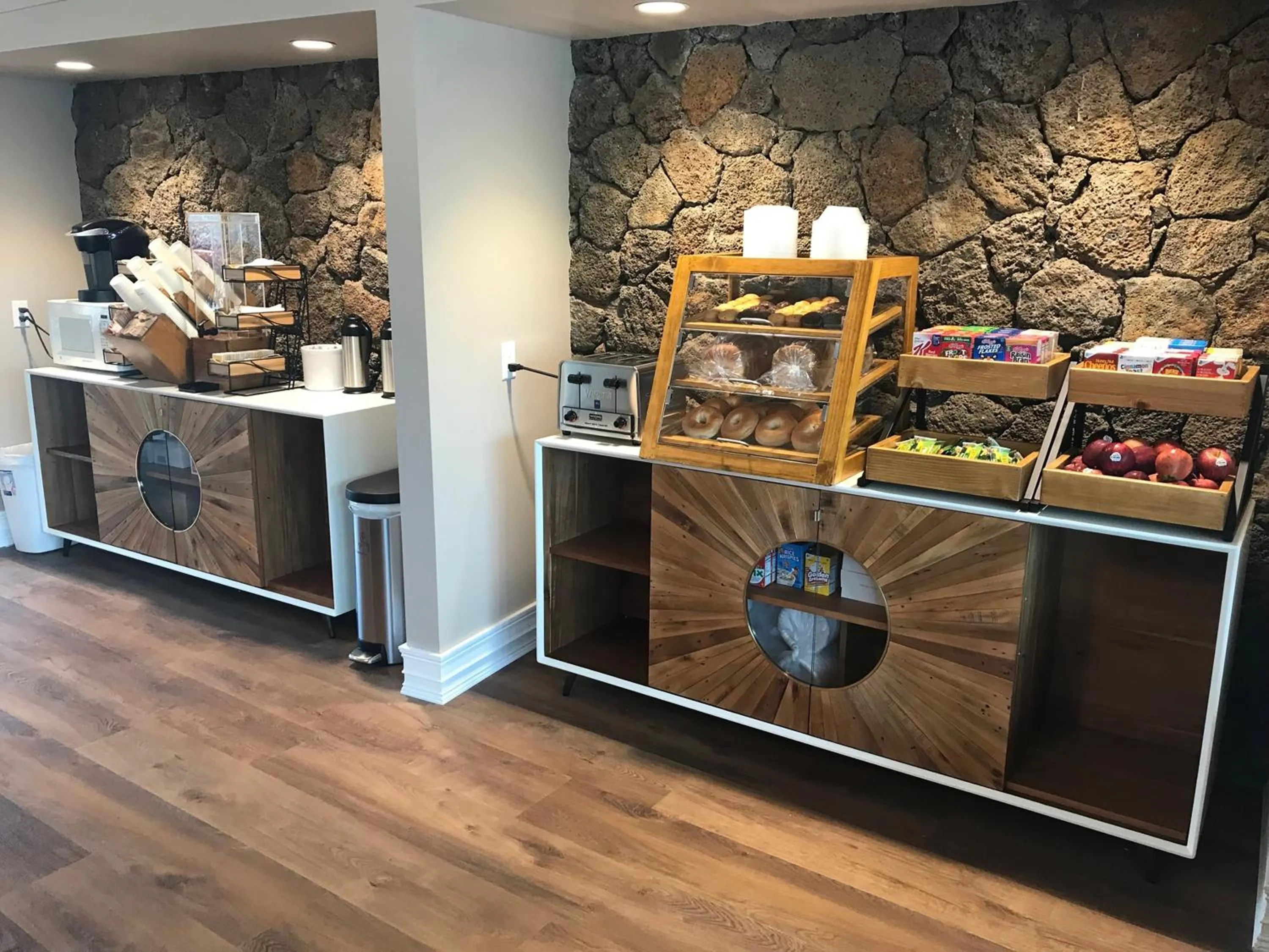 Continental breakfast in The ISO by Castle