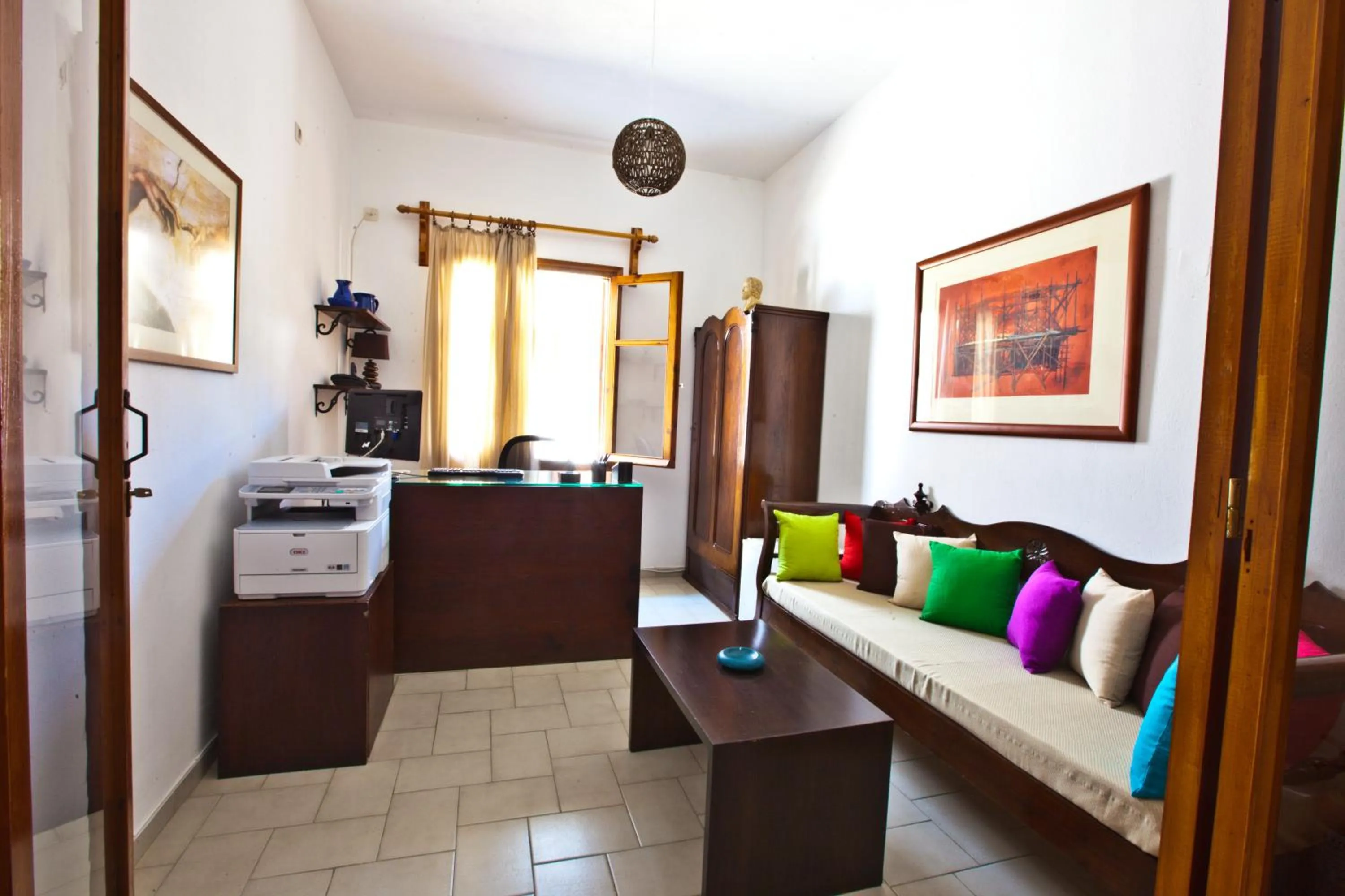 Lobby or reception in Skiathos House