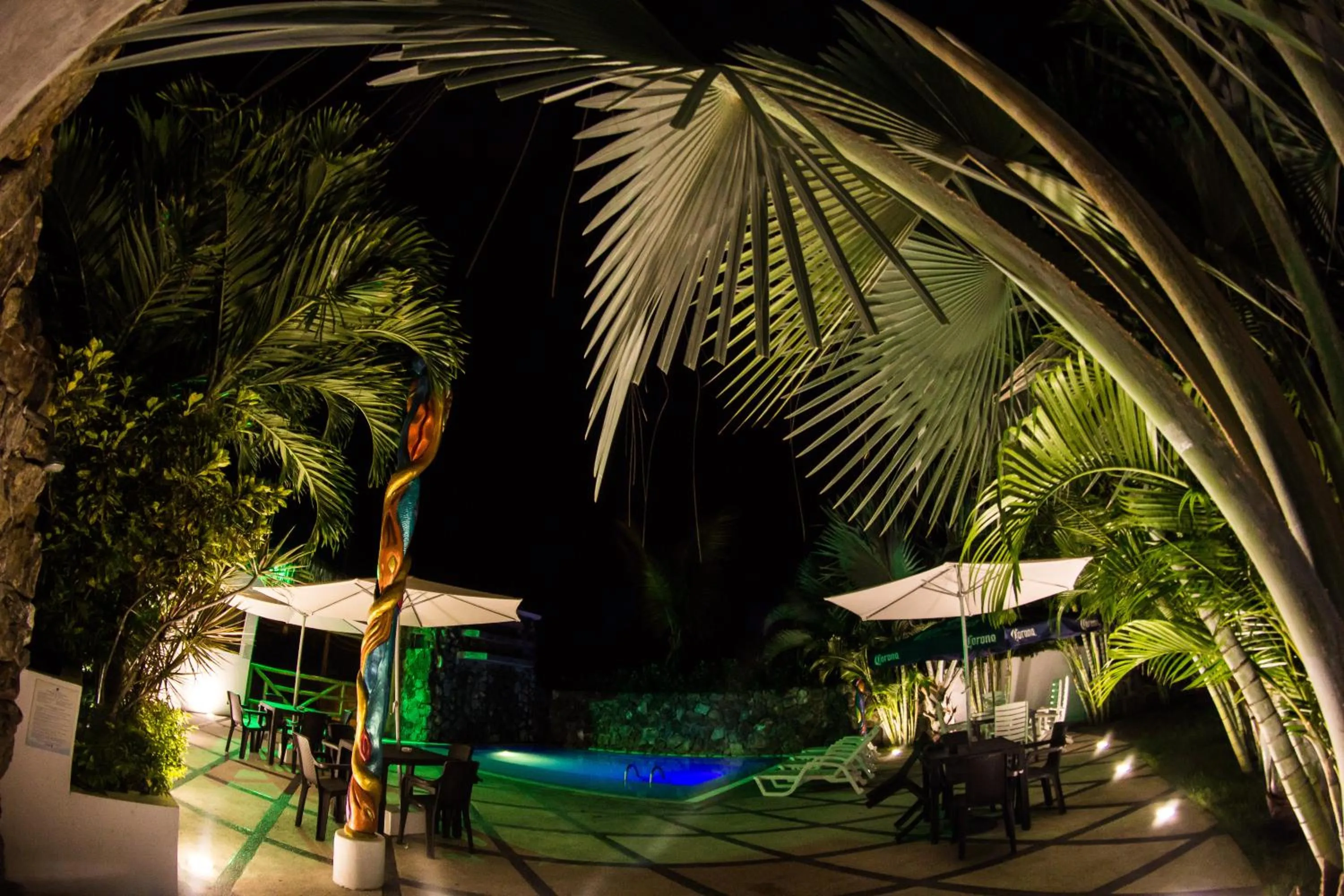 Swimming pool in Dharma Beach