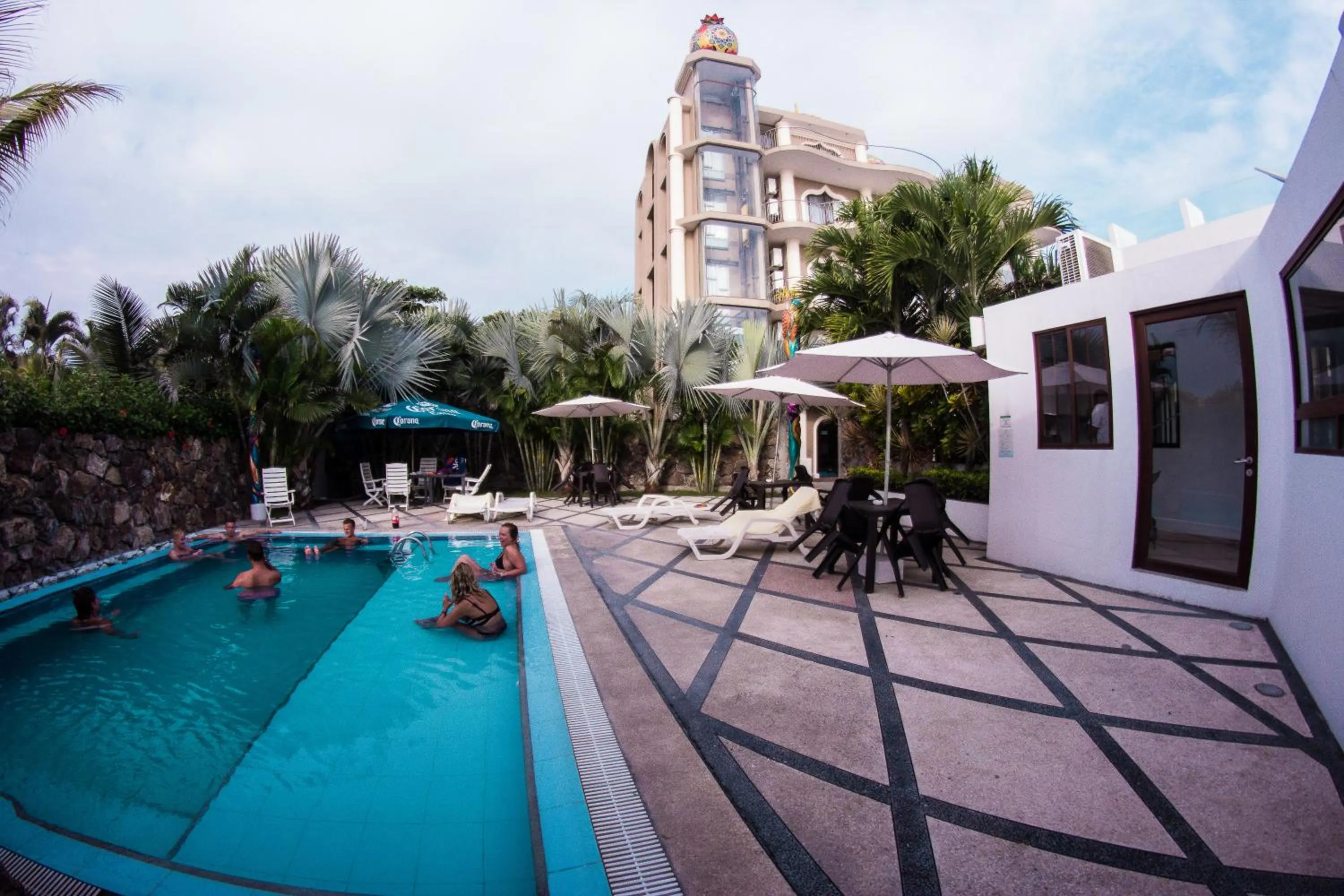 Swimming pool in Dharma Beach