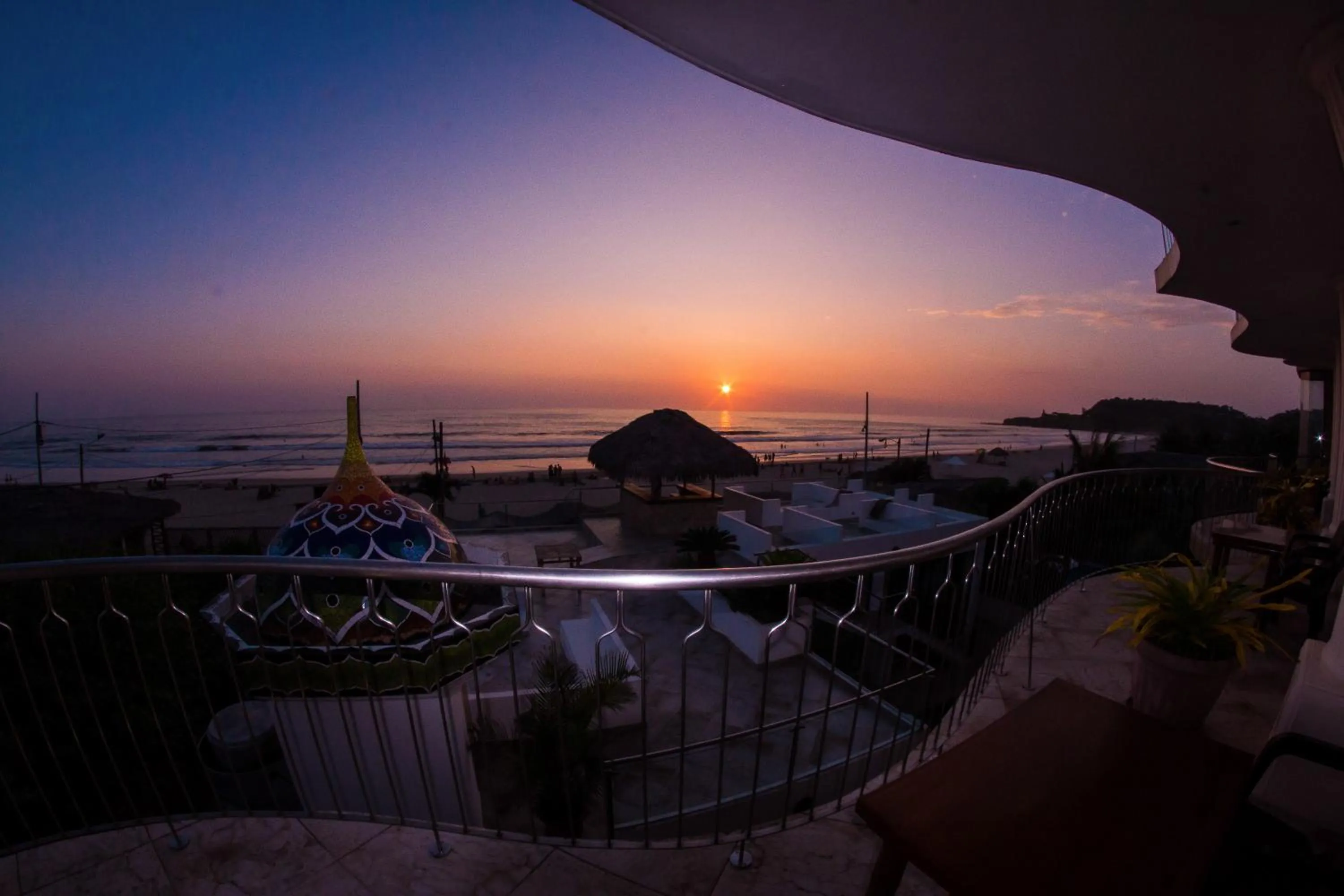 Sunset in Dharma Beach