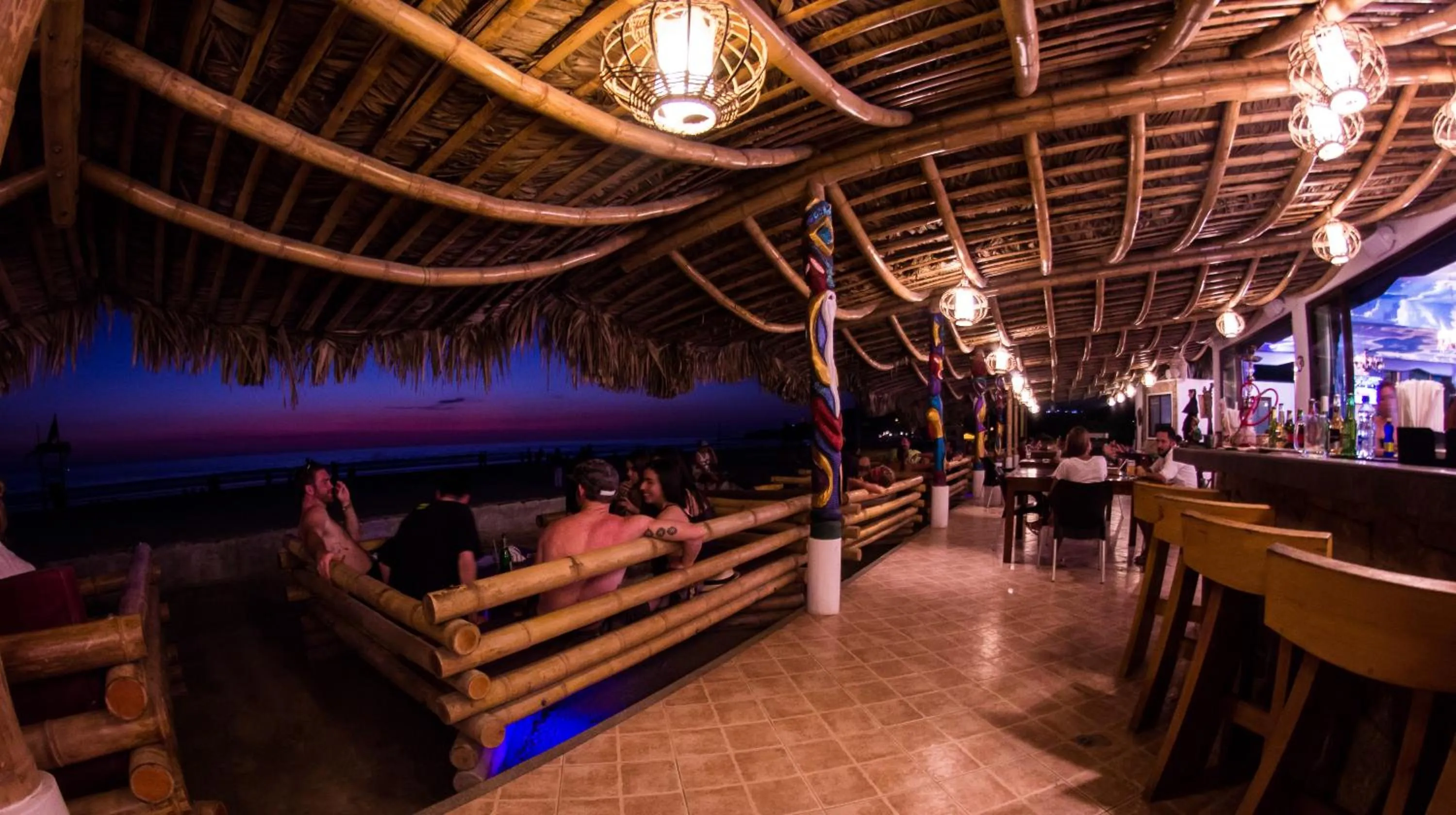 group of guests in Dharma Beach