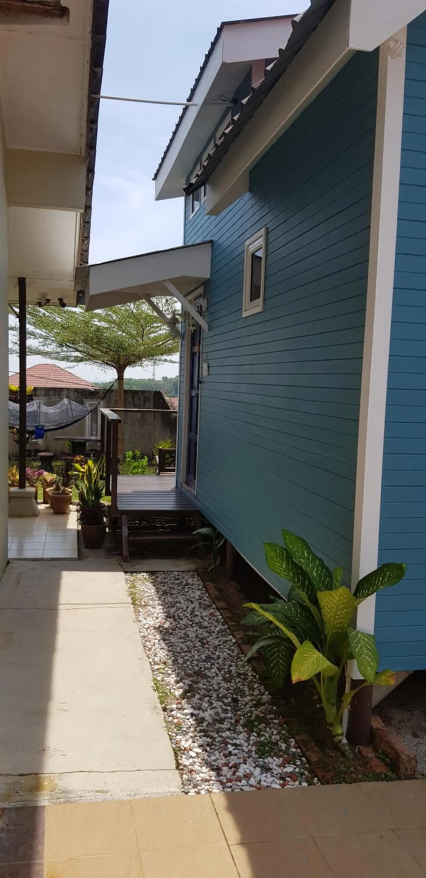 Patio in Tiny House B&B