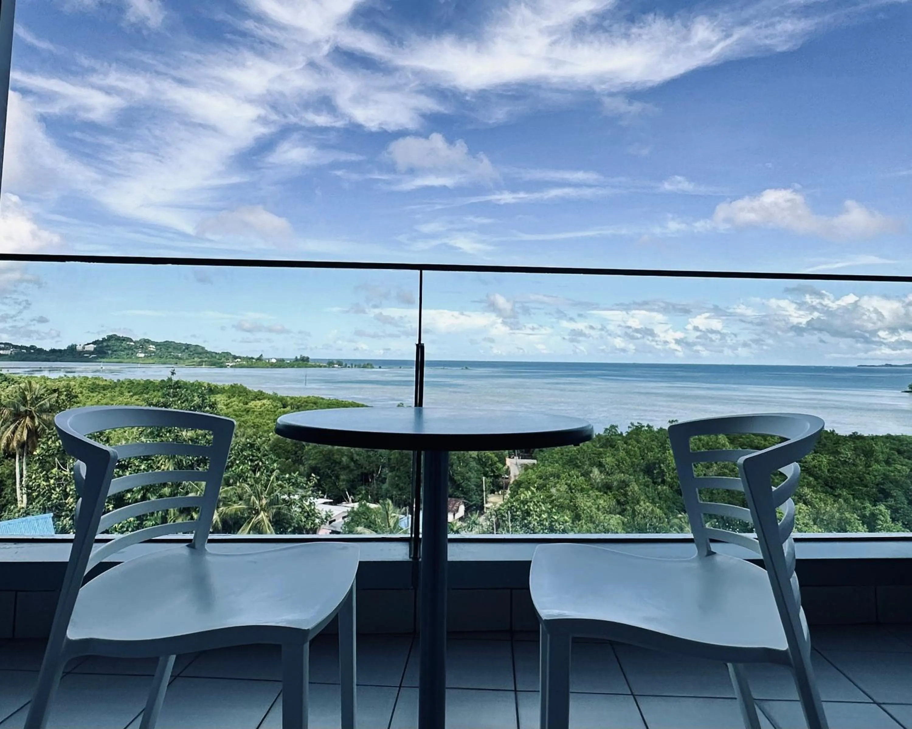 Sea view in West Plaza Hotel at Lebuu Street