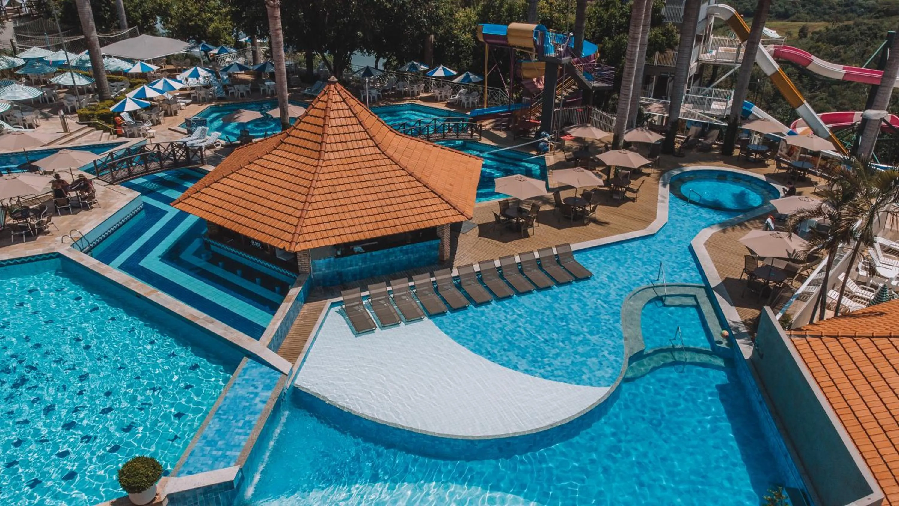 Swimming pool in Itá Thermas Resort e Spa