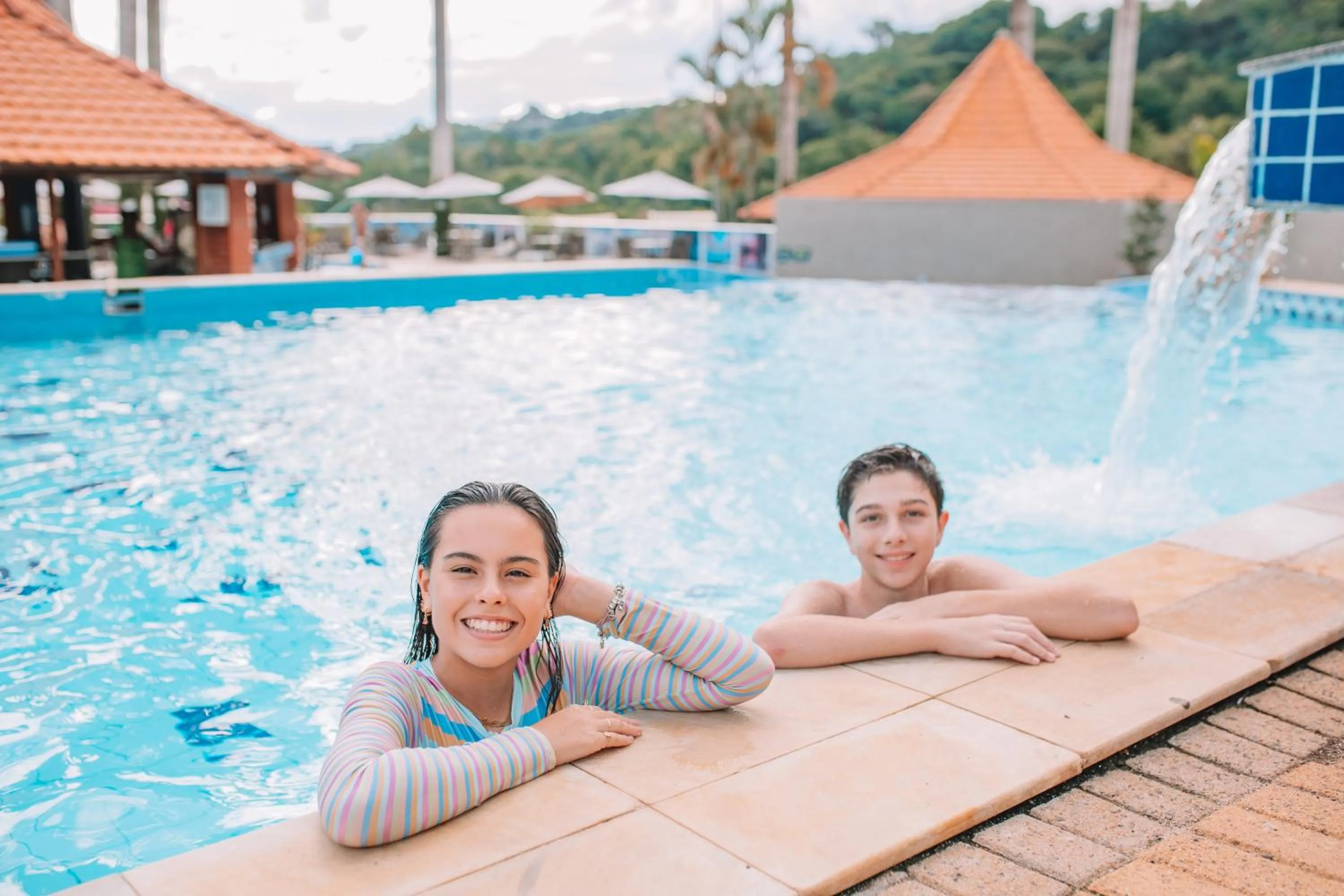 Swimming pool in Itá Thermas Resort e Spa