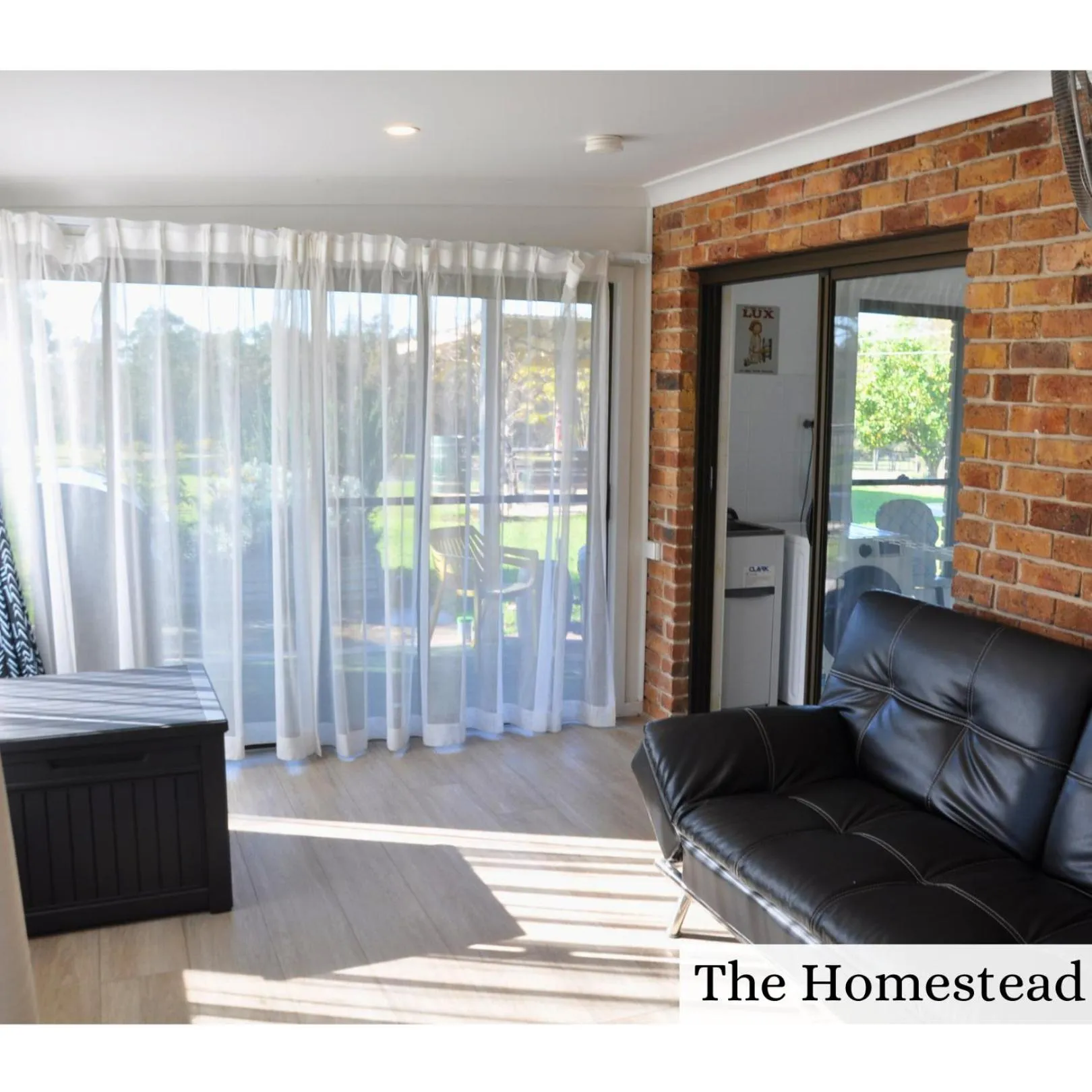 Seating area in Woolshed Hill Estate