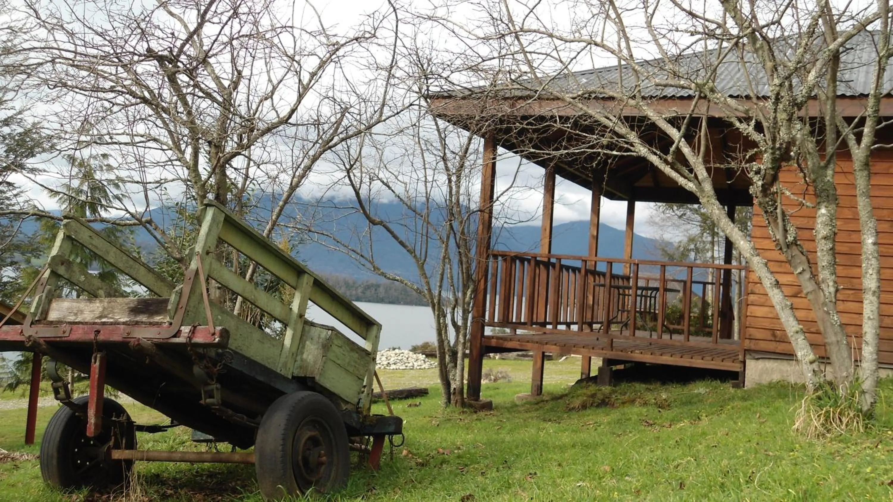Garden in Apart hotel Puchaley Lafquen