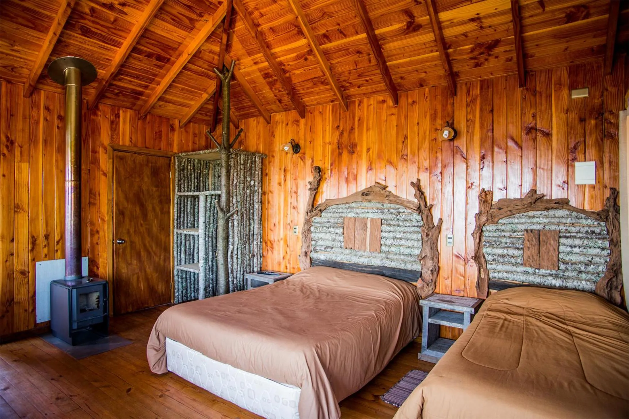 Bedroom, Bed in Apart hotel Puchaley Lafquen