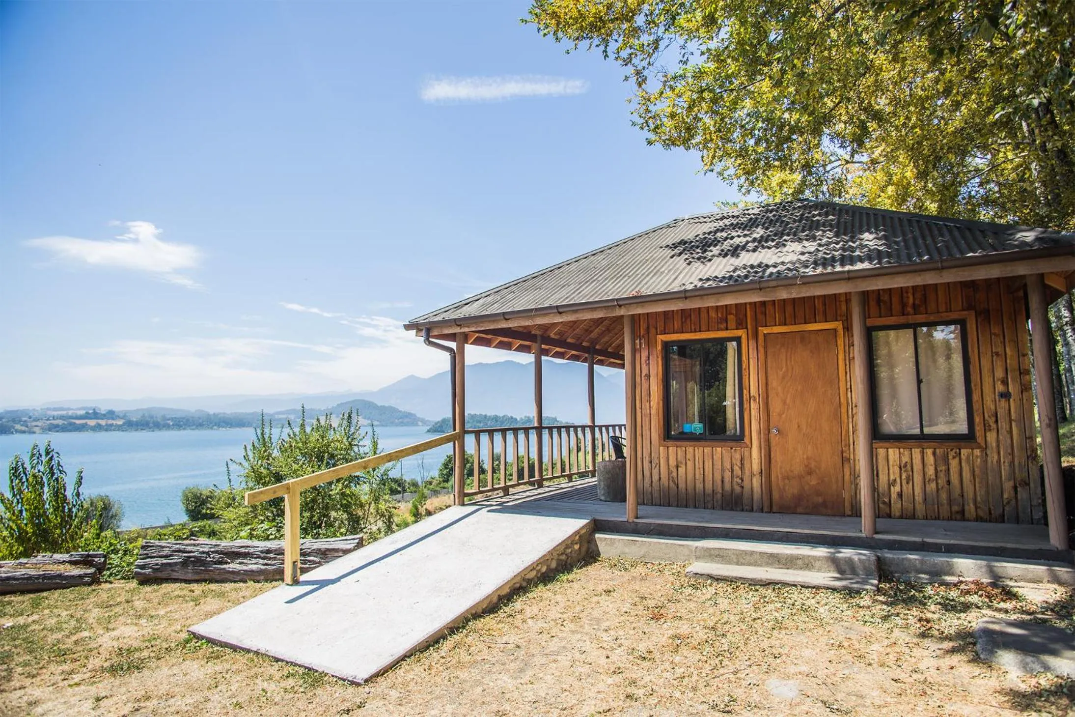 Balcony/Terrace in Apart hotel Puchaley Lafquen