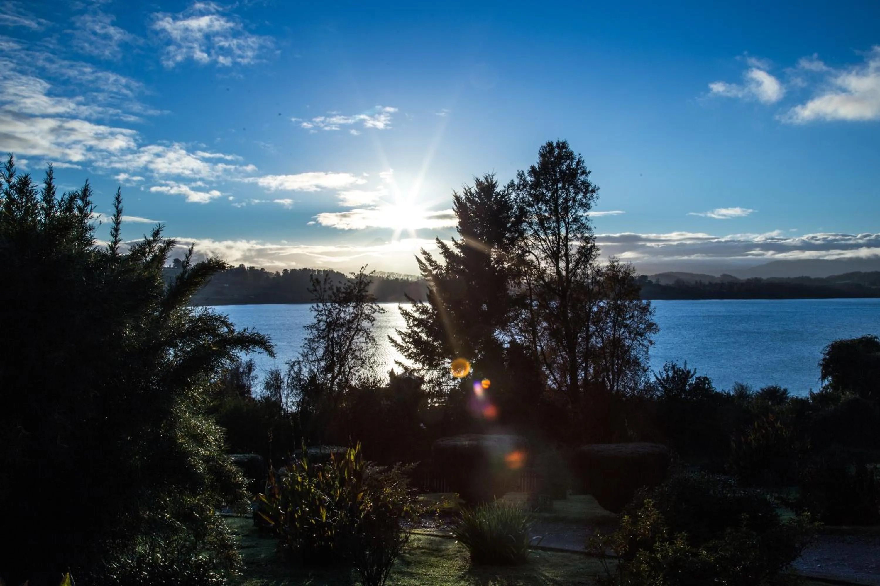 Lake view in Apart hotel Puchaley Lafquen
