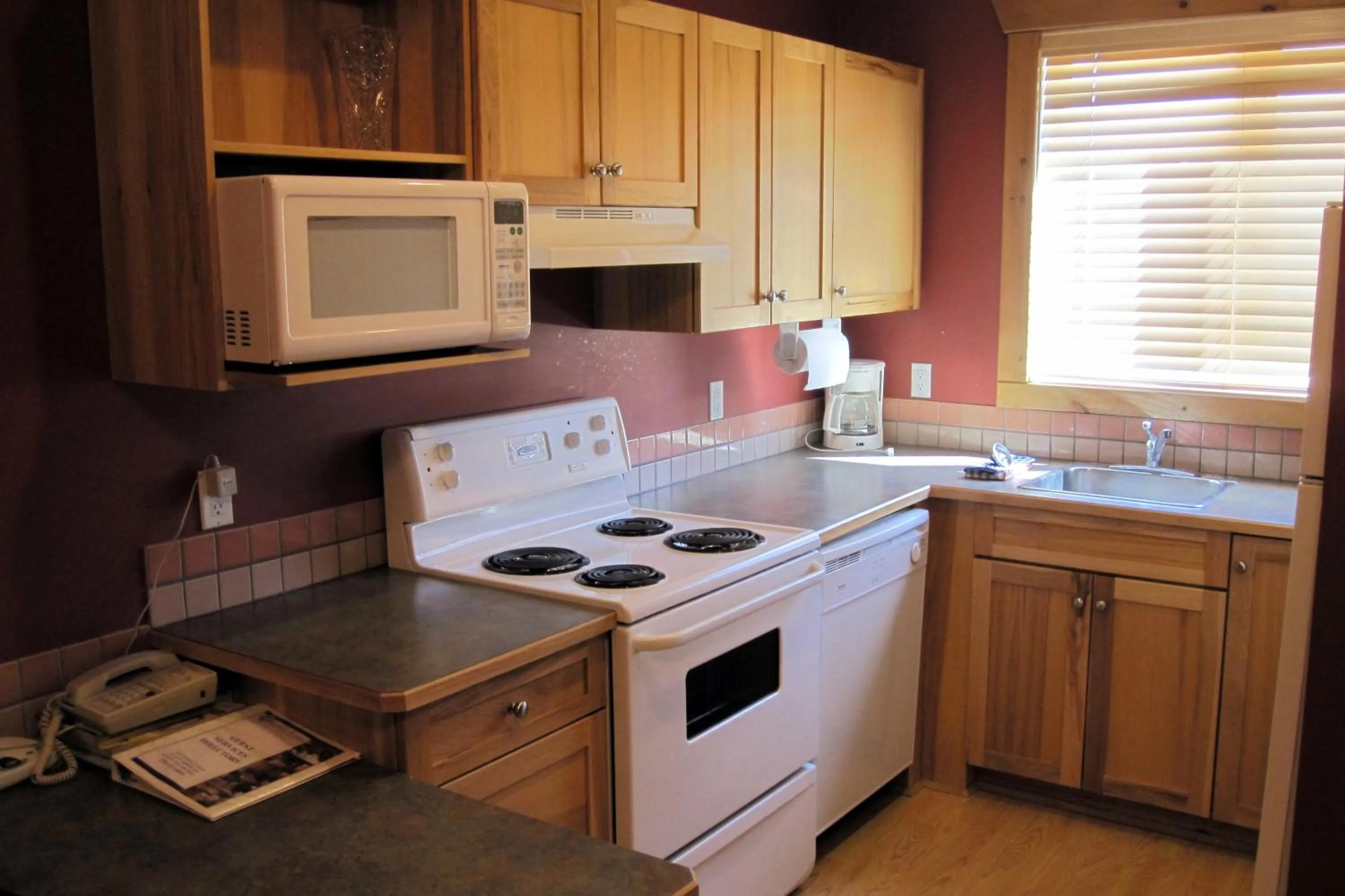 kitchen in Cornerstone Lodge by Park Vacation Management