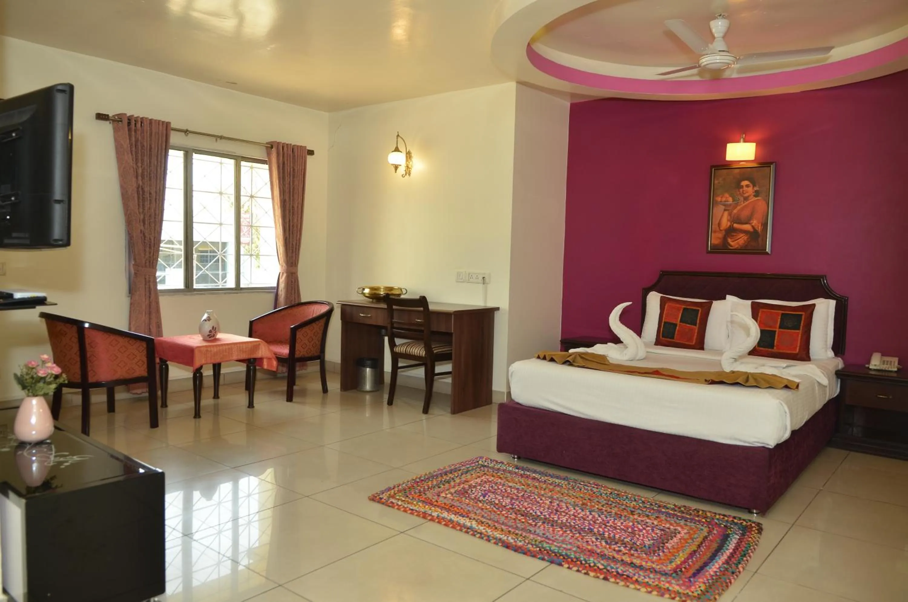 Bed in Cubbon Suites