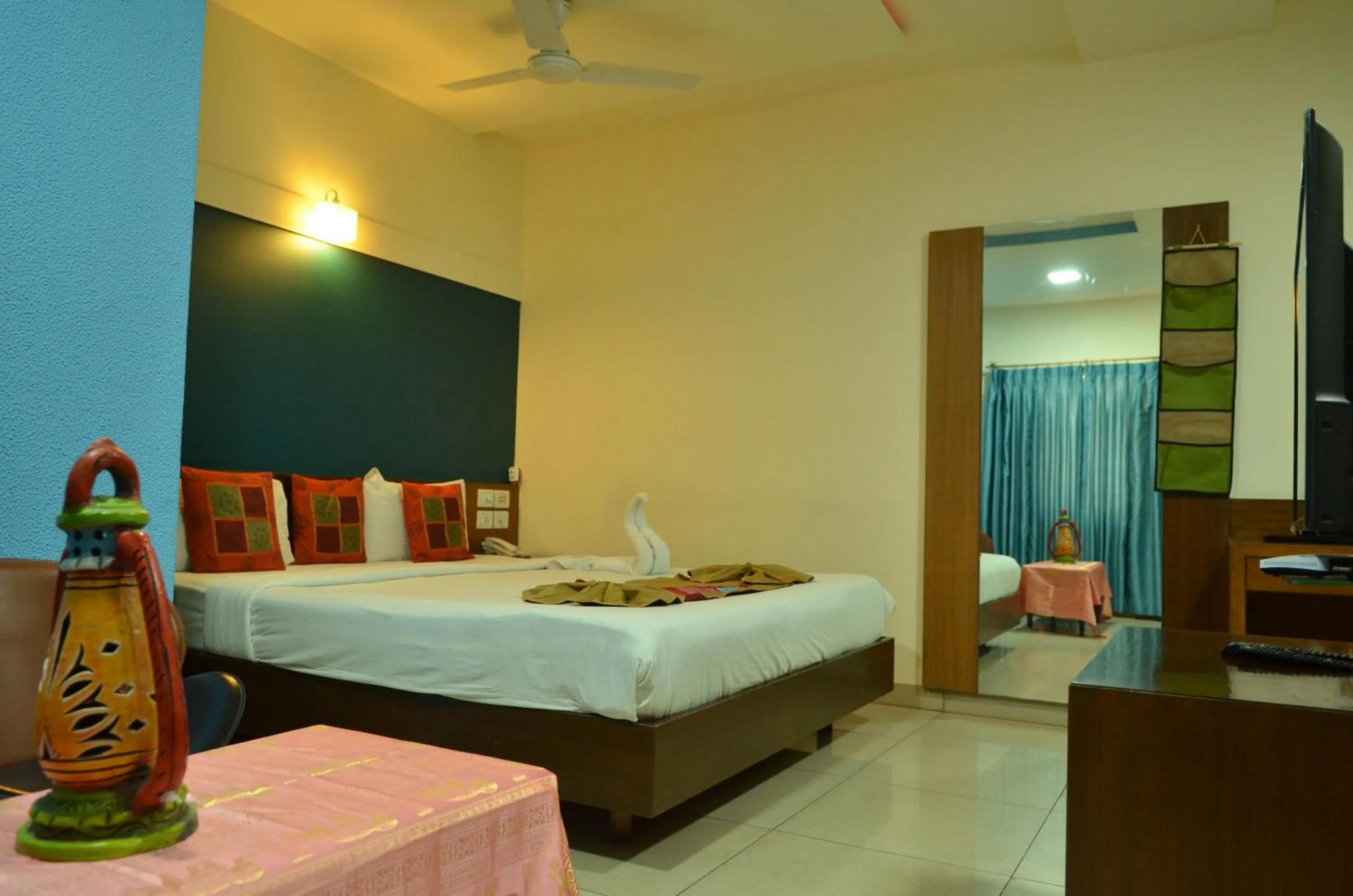 Bed in Cubbon Suites