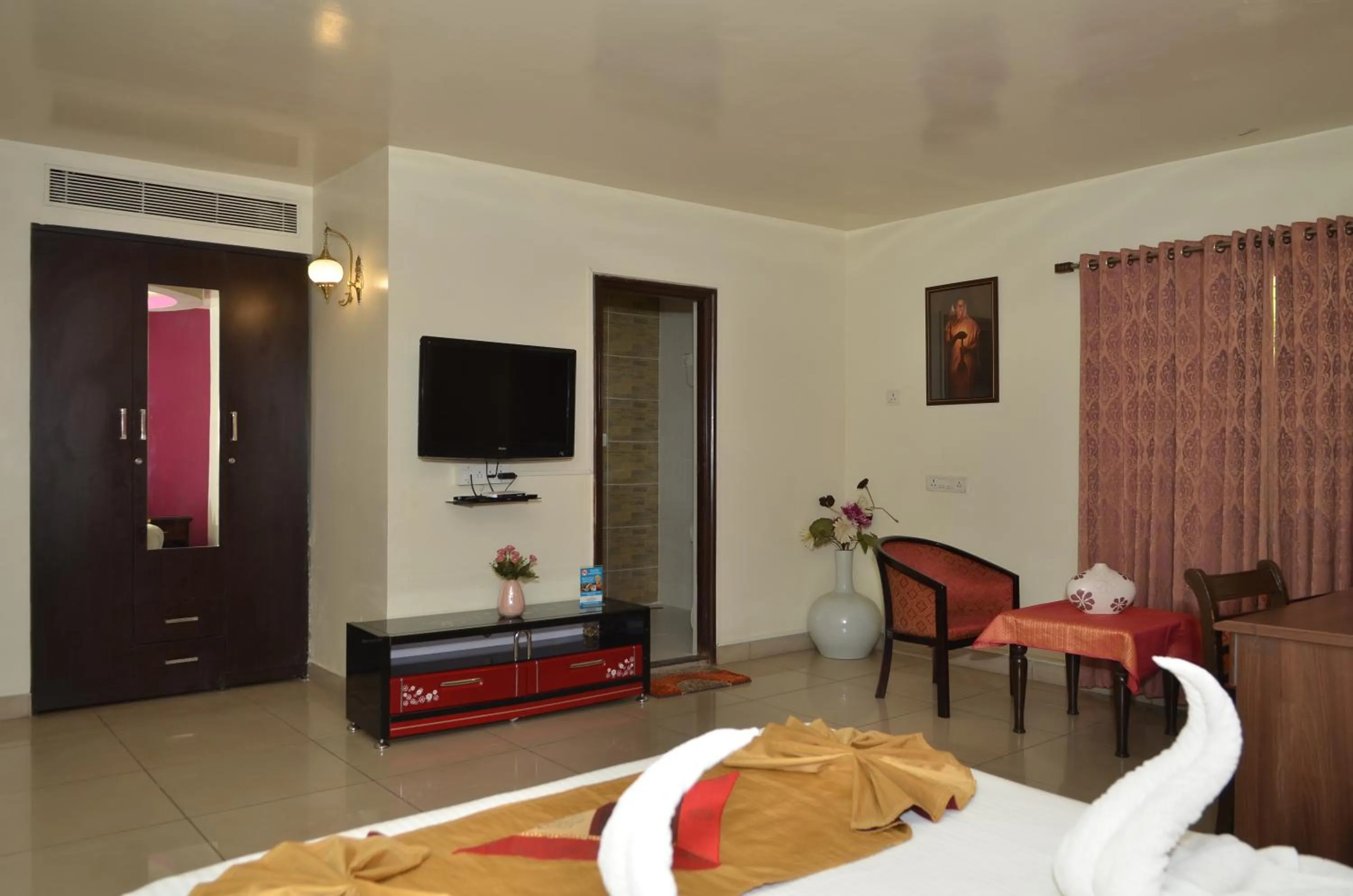 Bed in Cubbon Suites