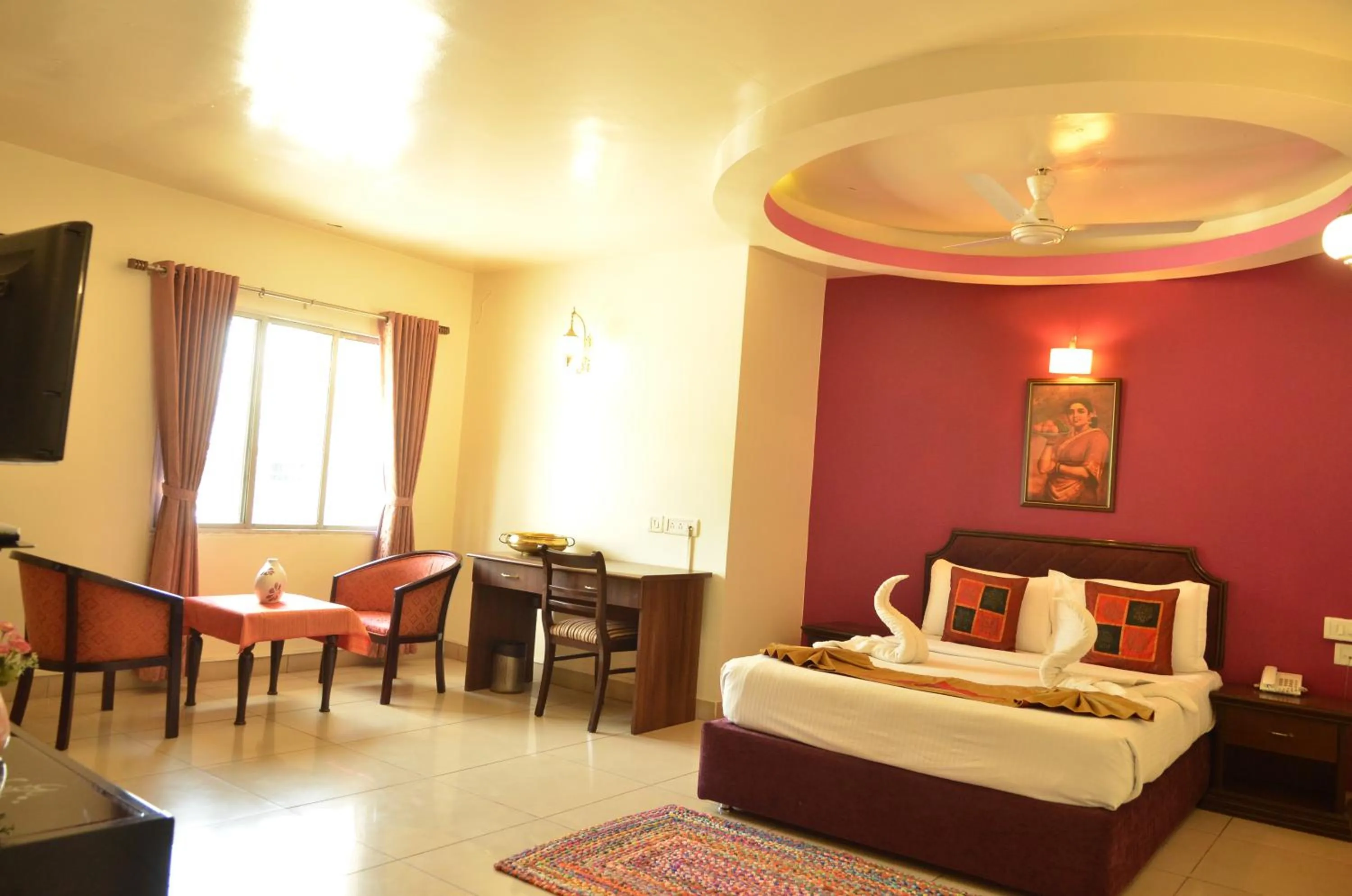 Bed in Cubbon Suites