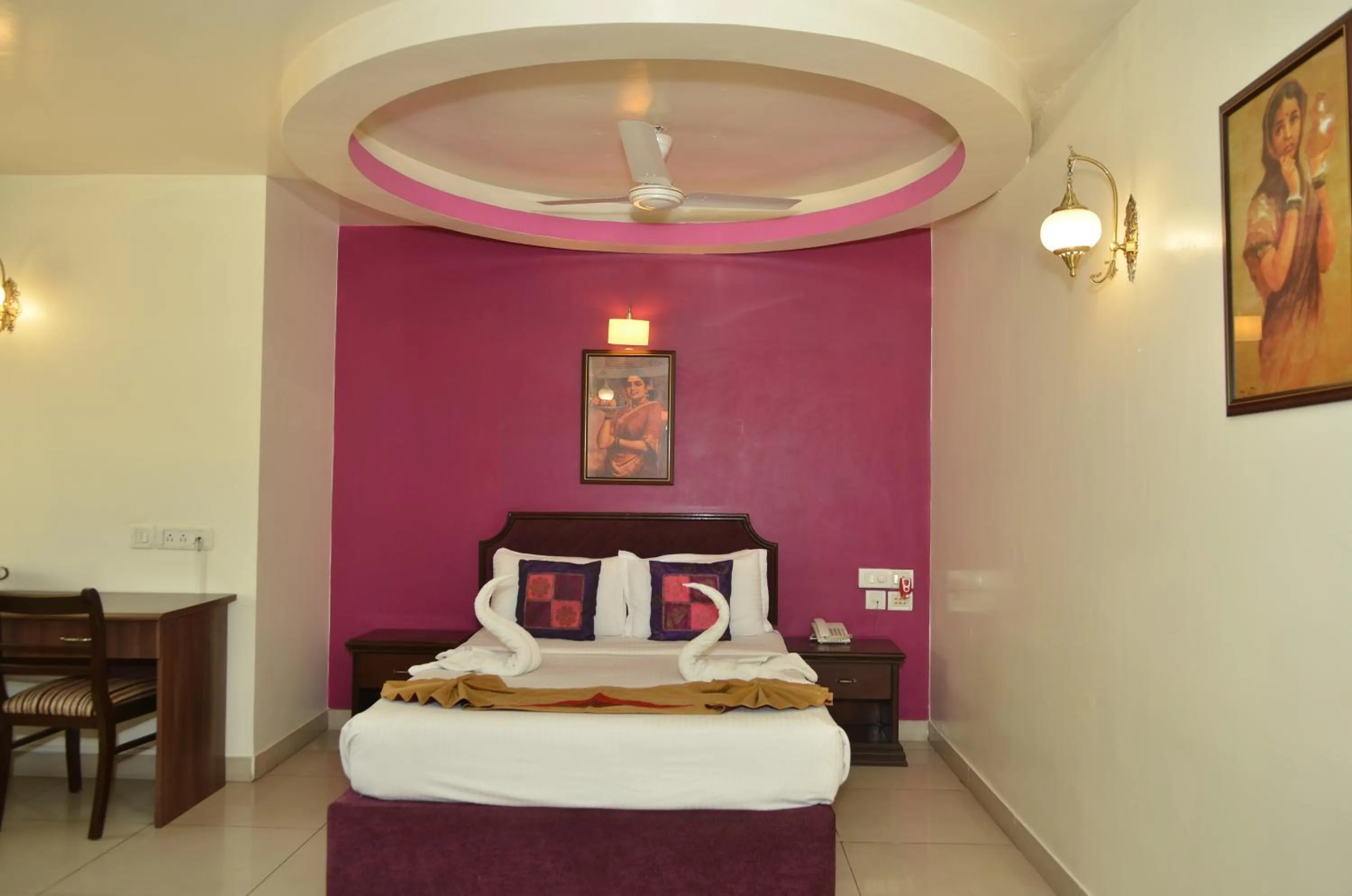 Bed in Cubbon Suites