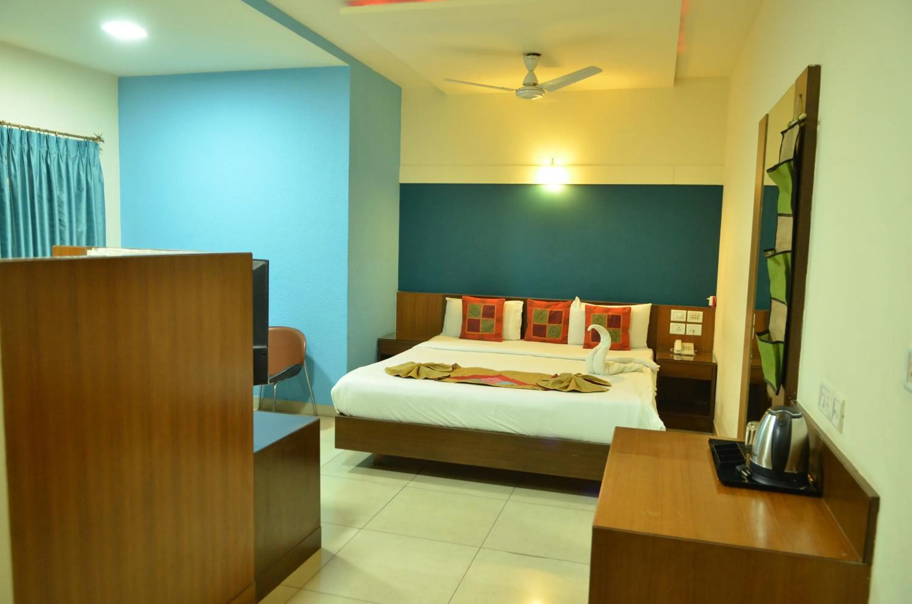Bed in Cubbon Suites