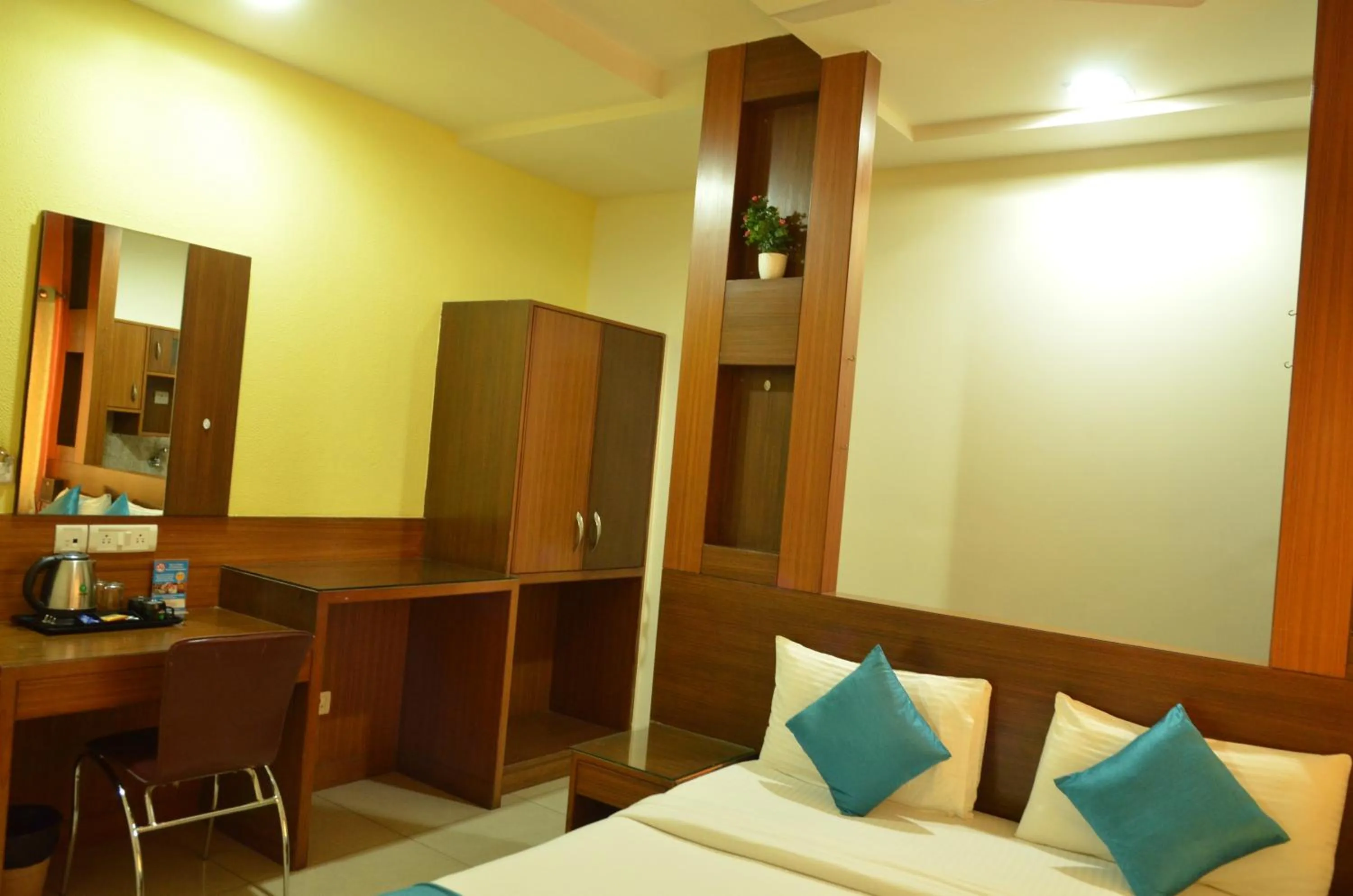 Bed in Cubbon Suites