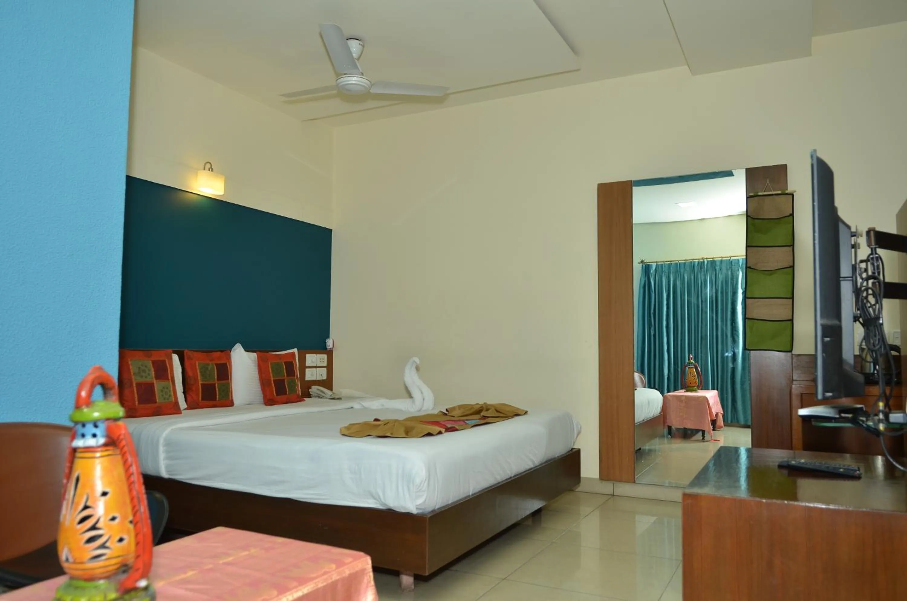 Bed in Cubbon Suites