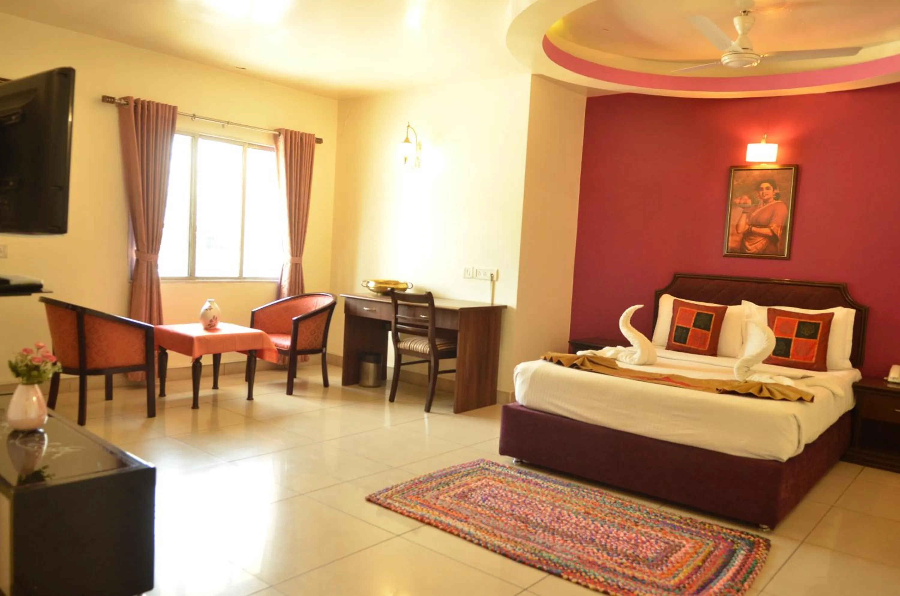 Bed in Cubbon Suites