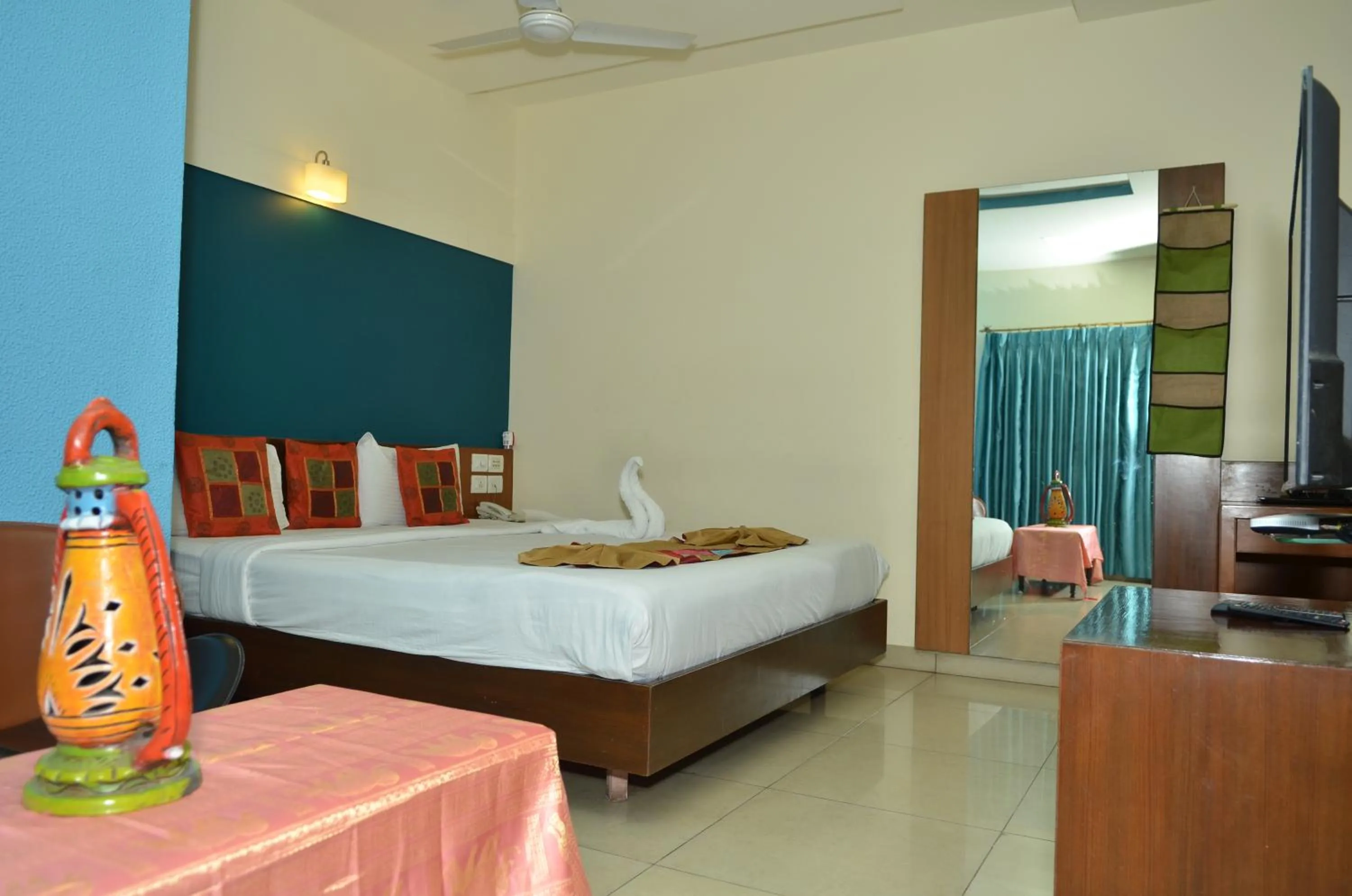 Bed in Cubbon Suites