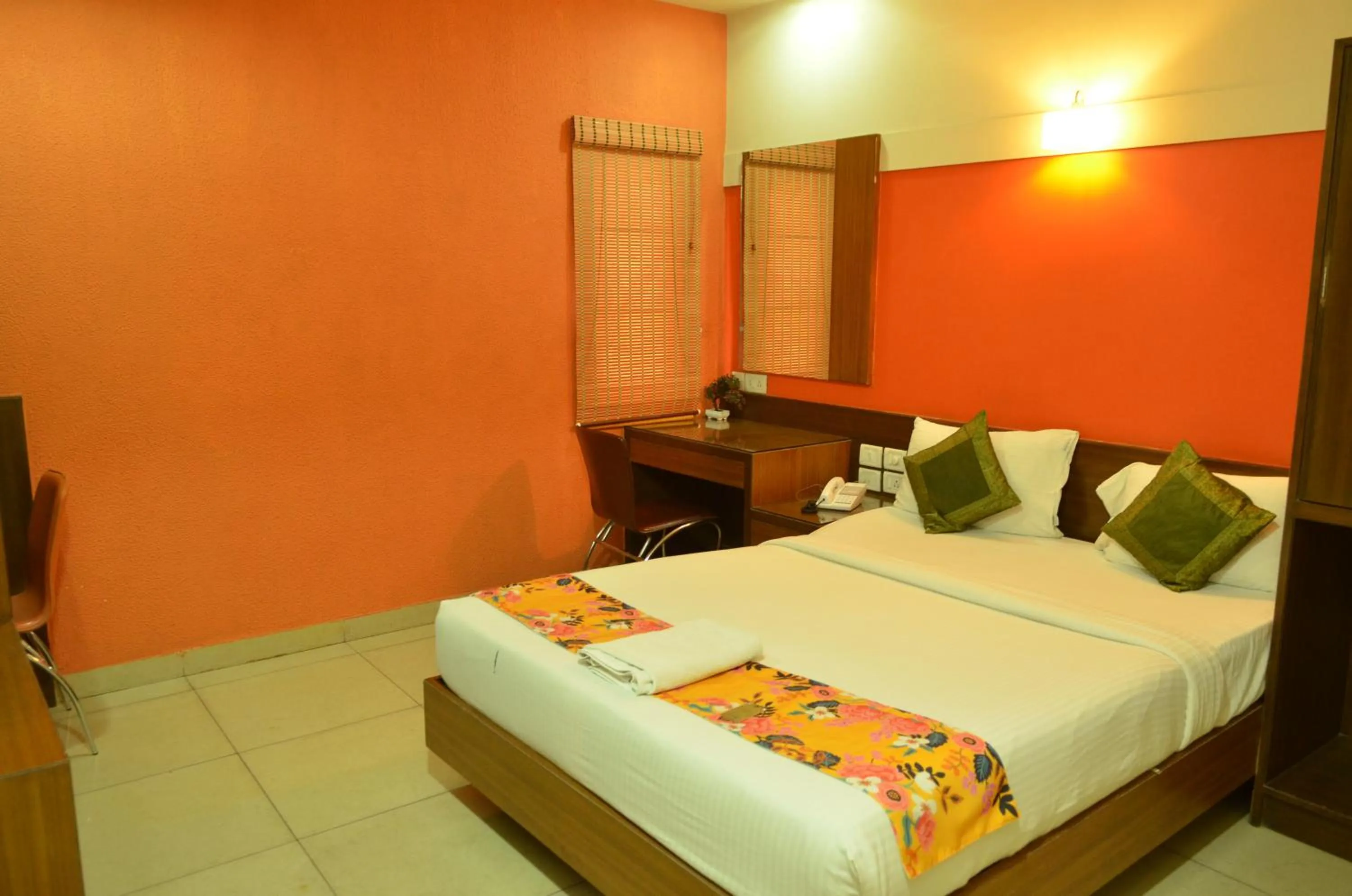 Bed in Cubbon Suites