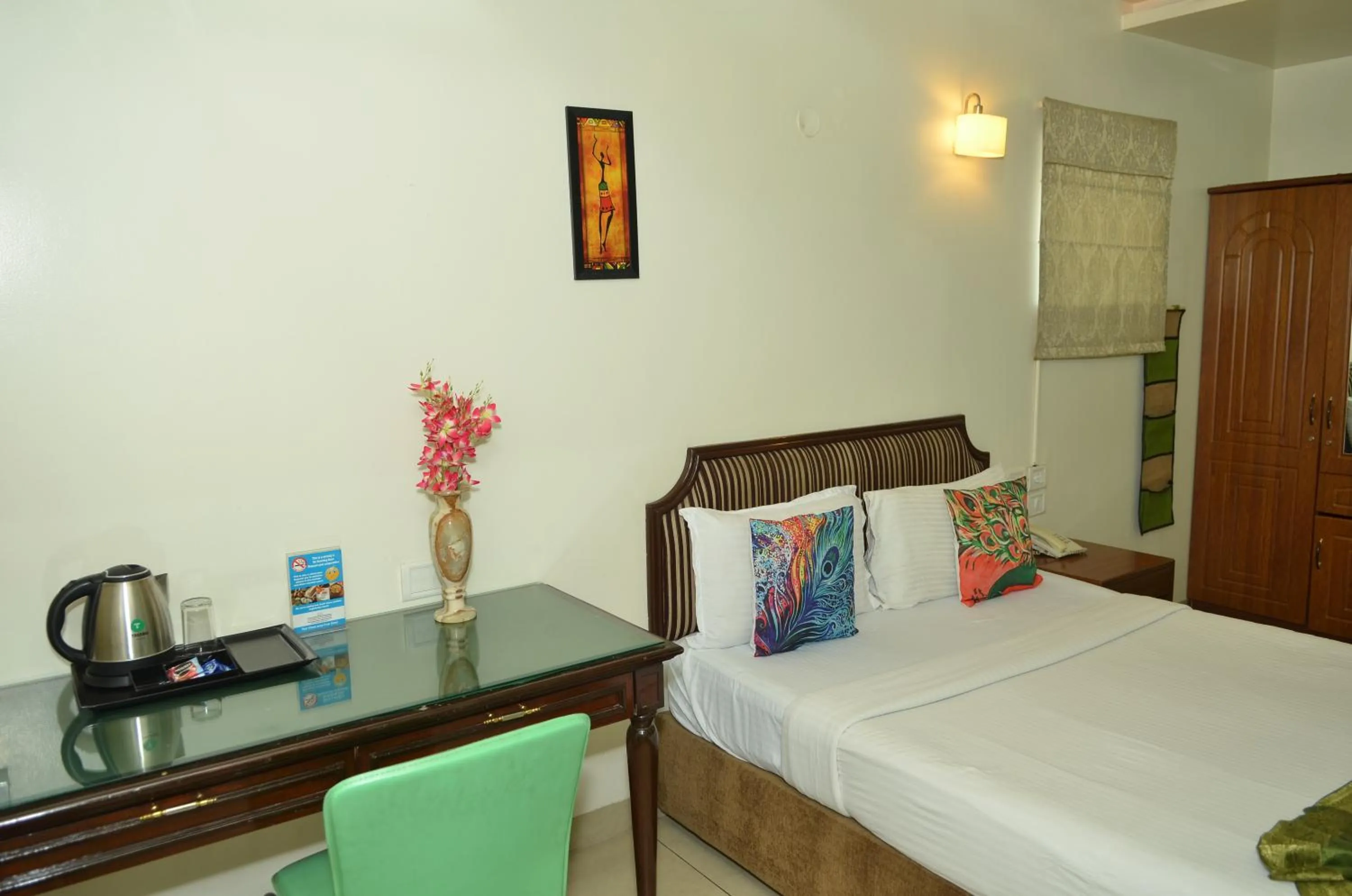 Bed in Cubbon Suites
