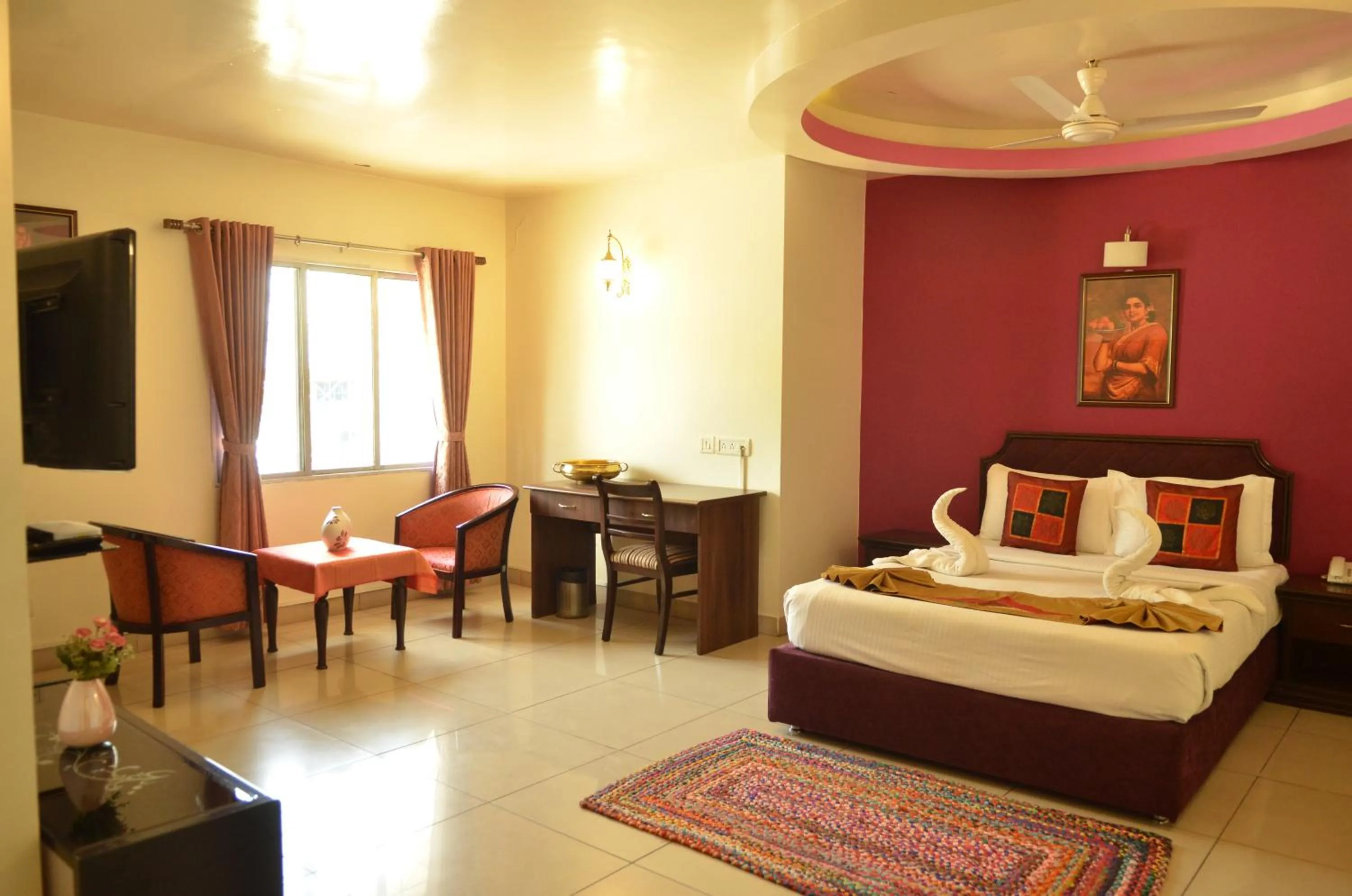 Bed in Cubbon Suites