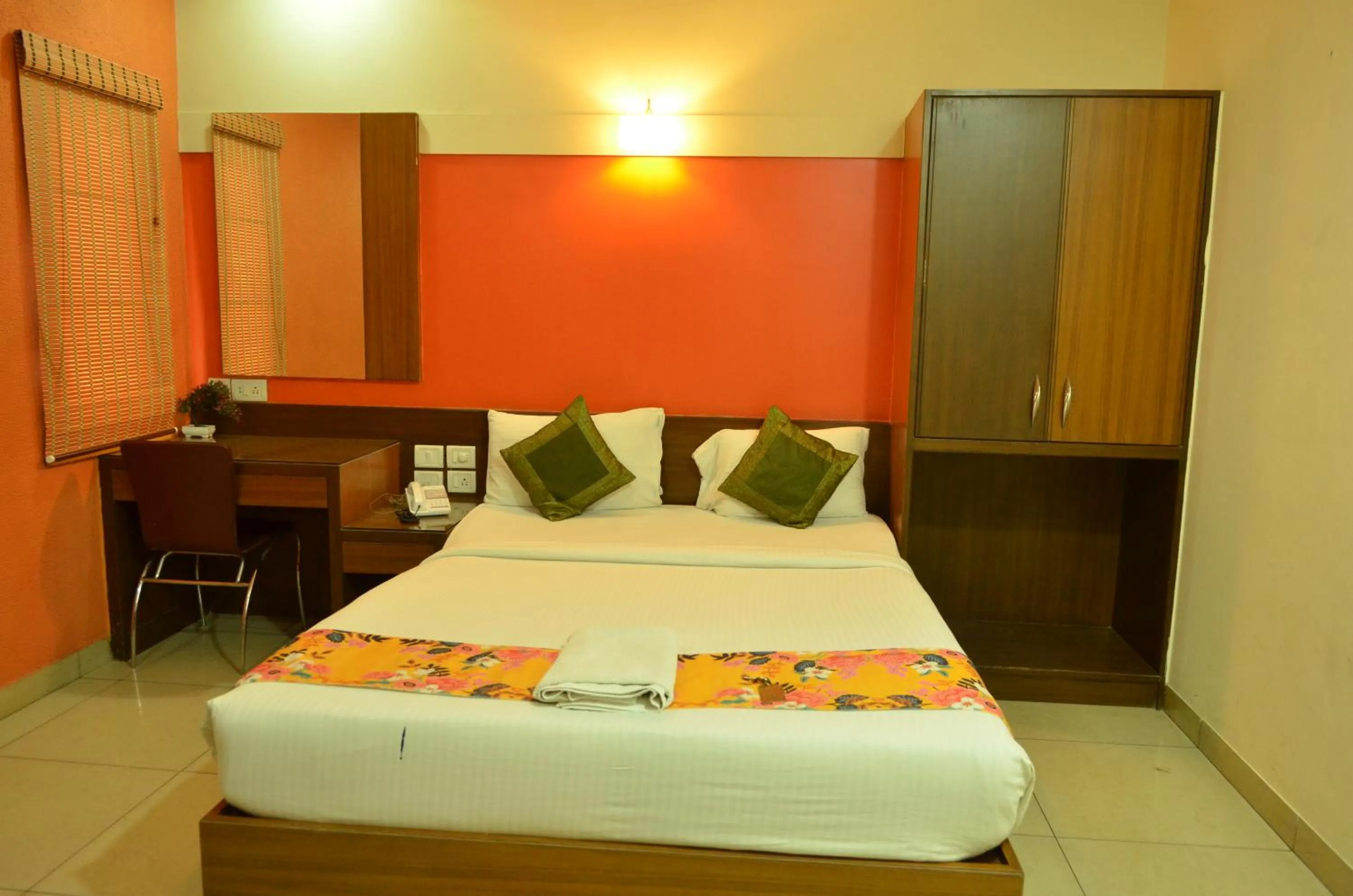 Bed in Cubbon Suites