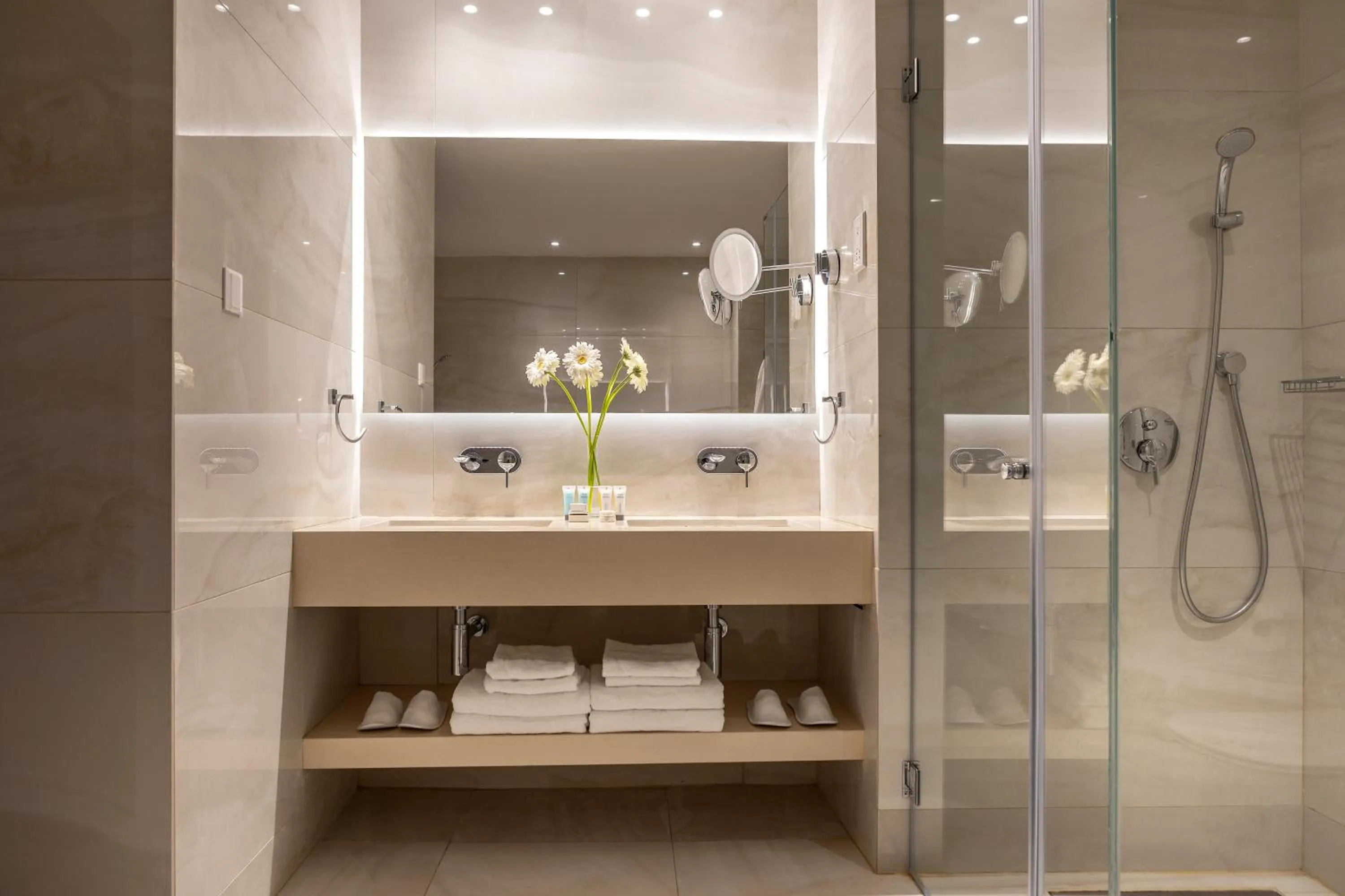 Shower in Chrysomare Beach Hotel & Resort