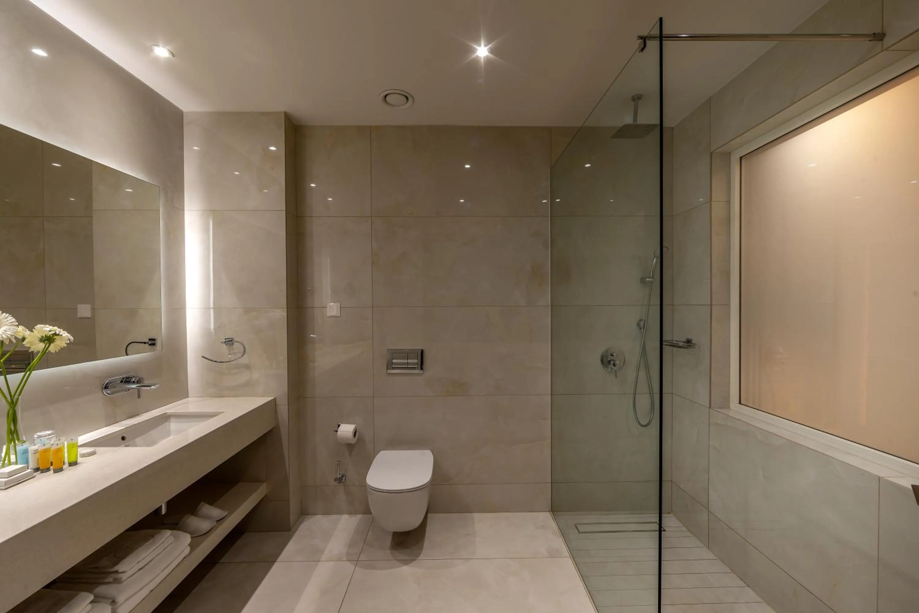 Shower in Chrysomare Beach Hotel & Resort