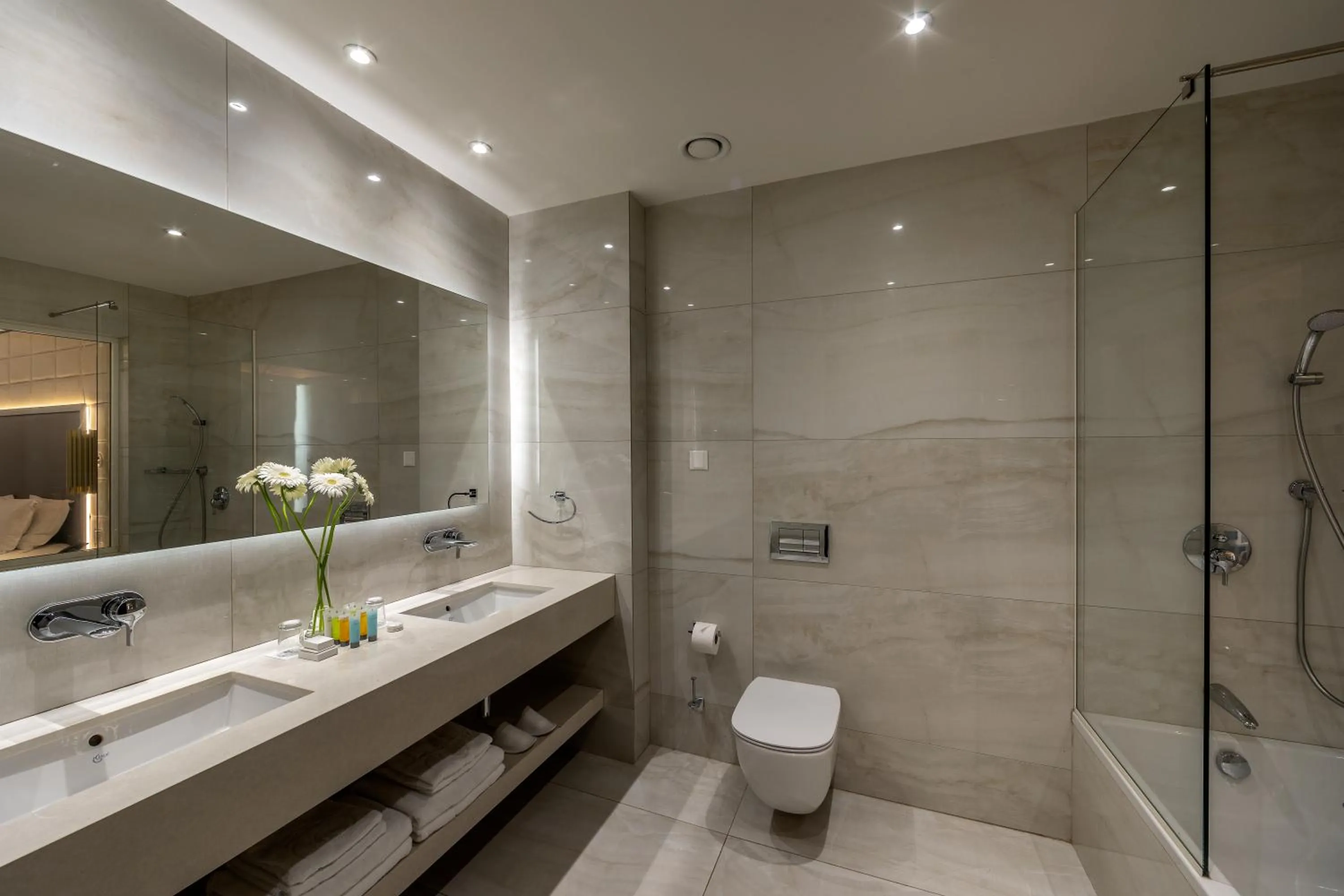 Shower in Chrysomare Beach Hotel & Resort