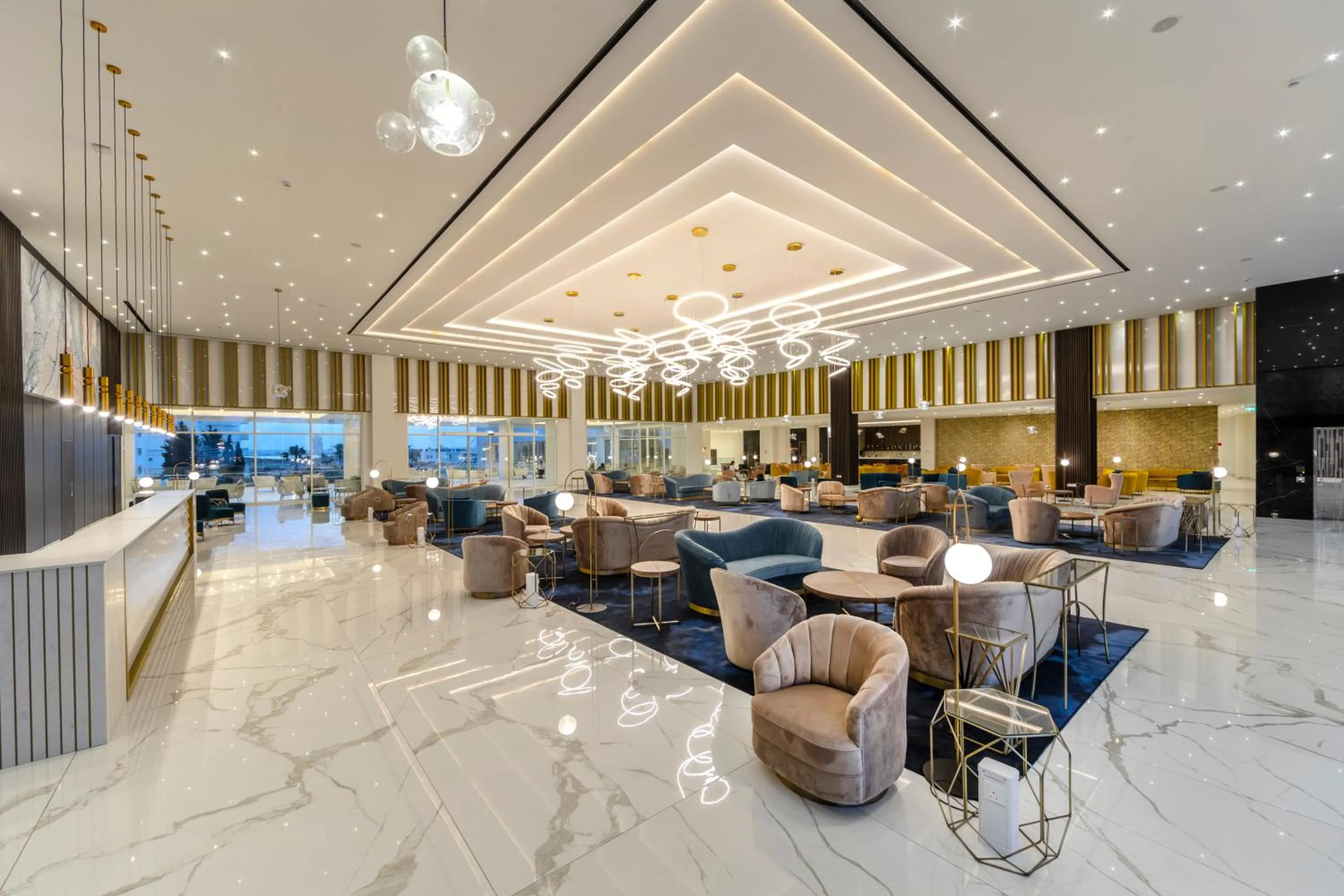 Lobby or reception in Chrysomare Beach Hotel & Resort