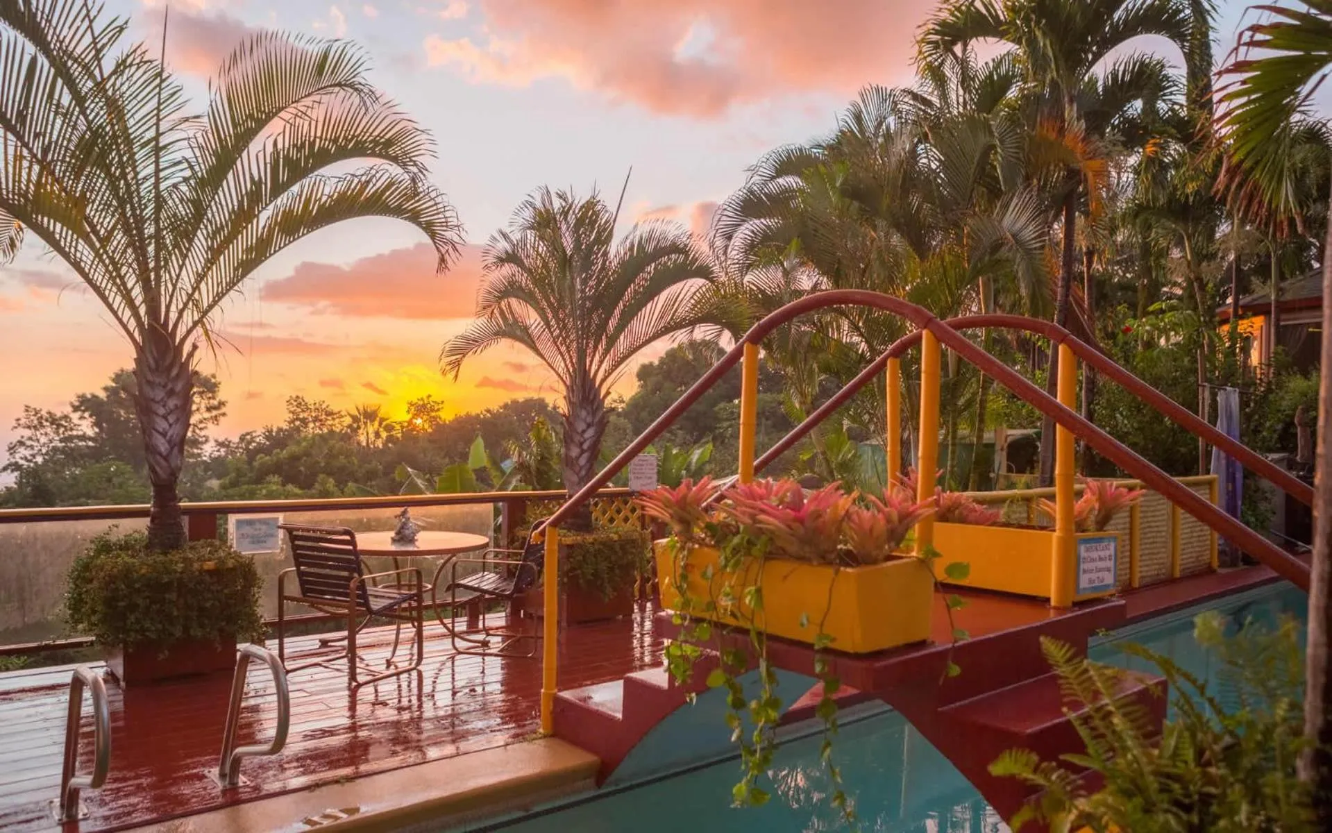 Swimming pool in Banyan Tree Sanctuary Guest House